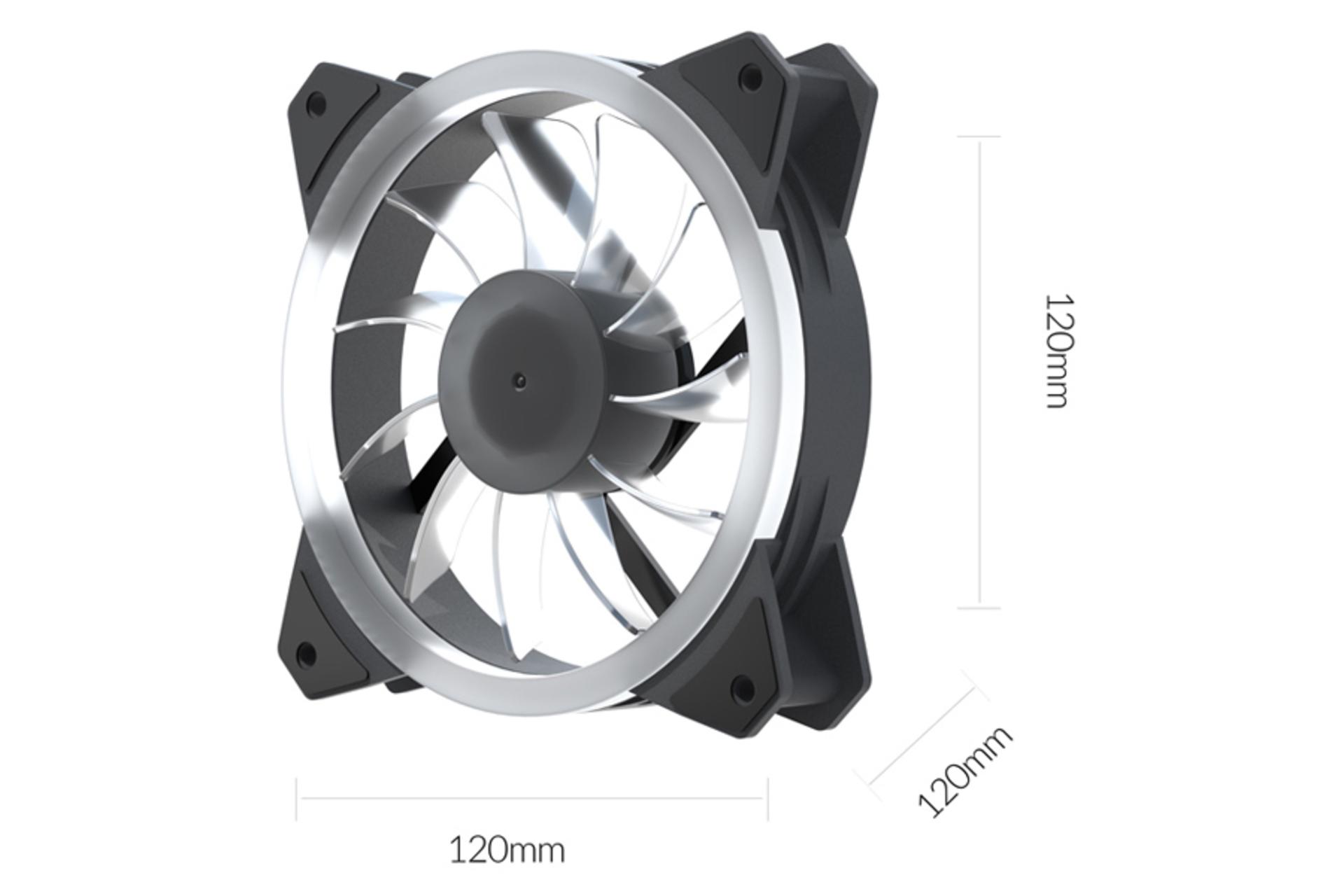 ابعاد فن کیس اوریکو CSF-6LD
