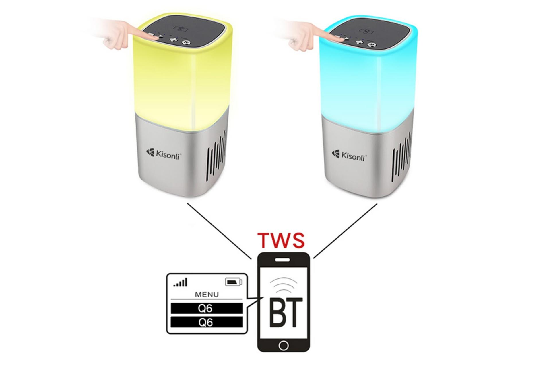 اتصال اسپیکر کیسونلی Kisonli Q6
