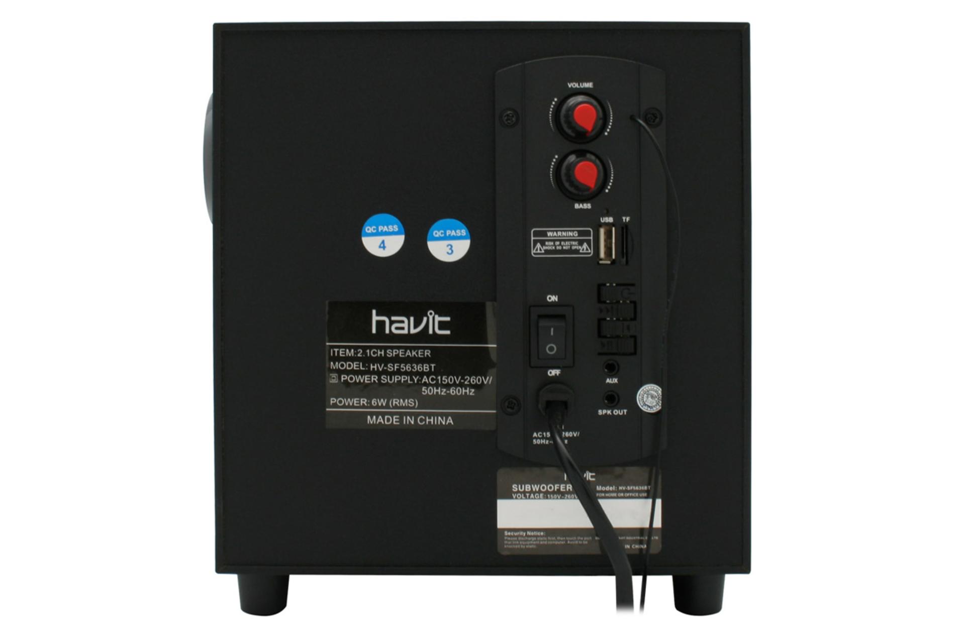 کانکتور اسپیکر هویت Havit HV-SF5636BT