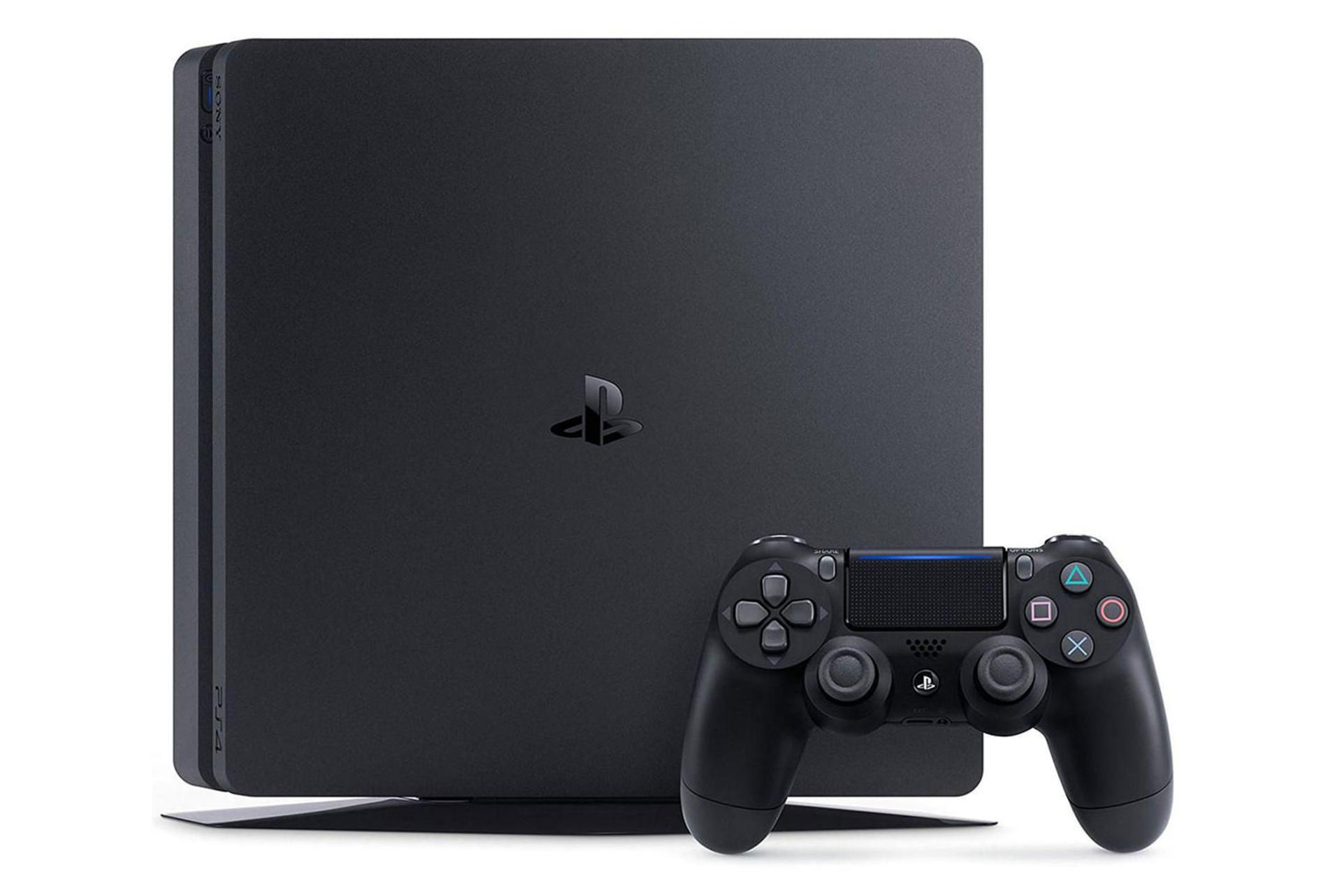 پلی استیشن 4 اسلیم سونی حالت ایستاده با دسته / Sony Playstation 4 Slim