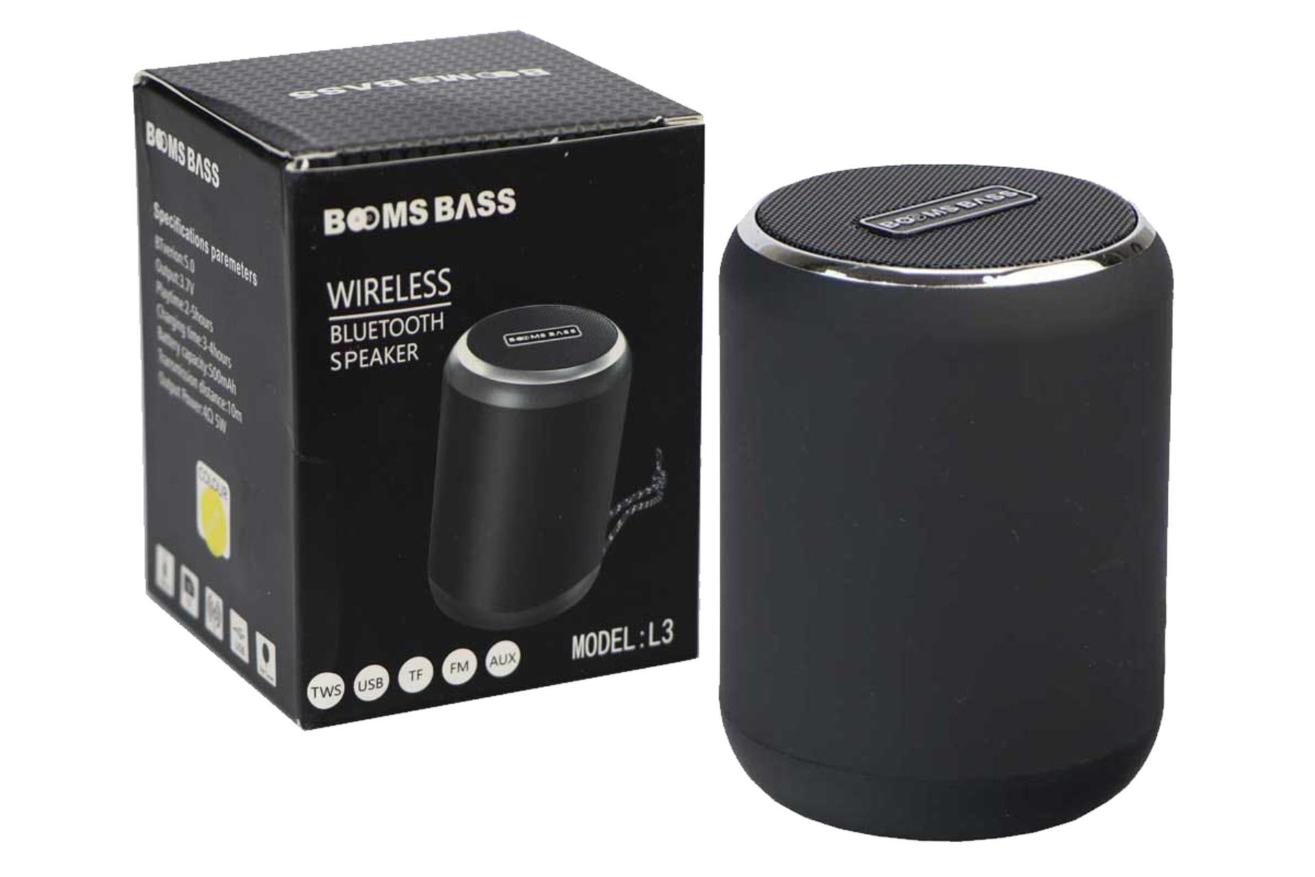 اسپیکر بومز باس BOOMS BASS L3 مشکی