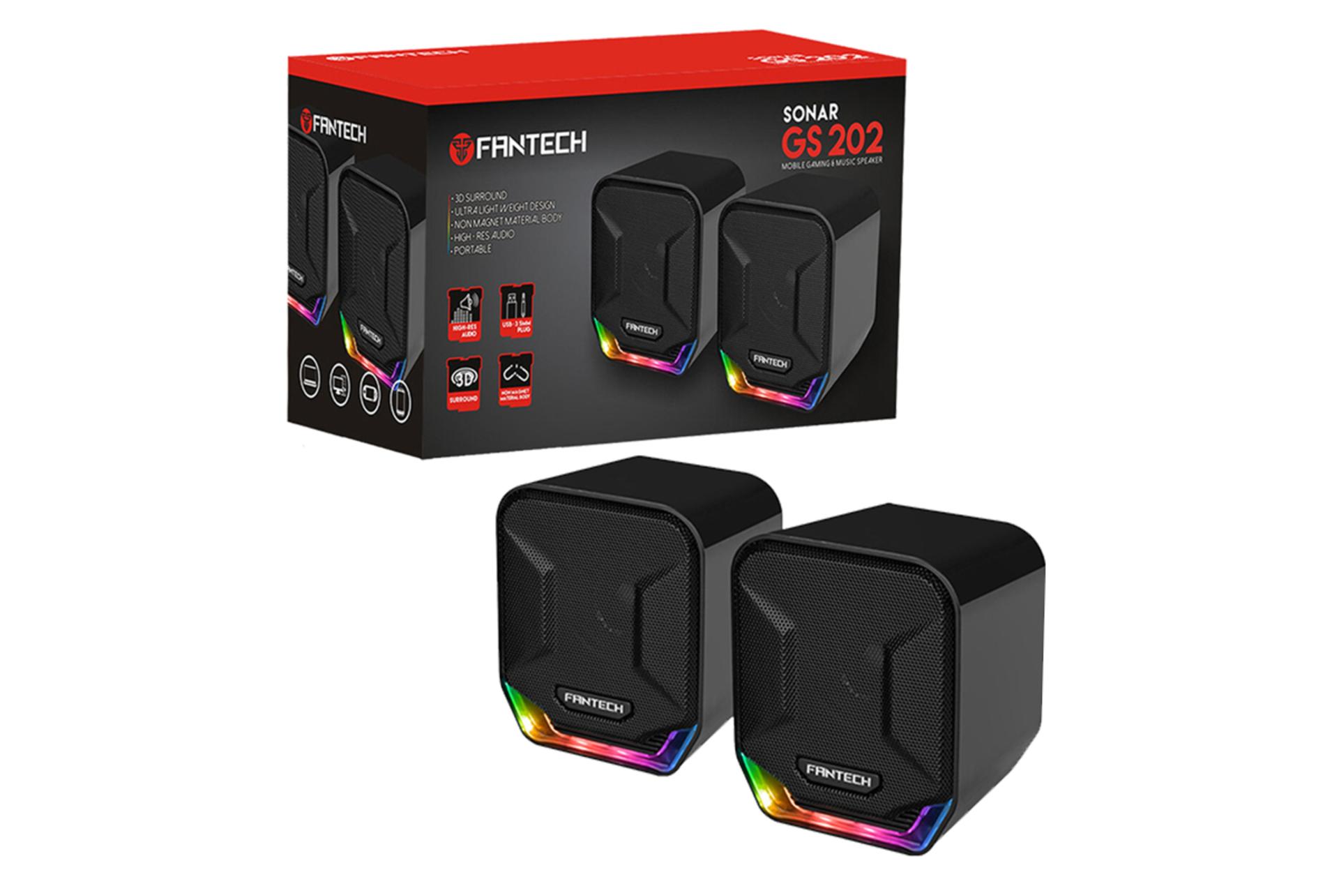 اسپیکر فنتک Fantech Sonar GS202 مشکی