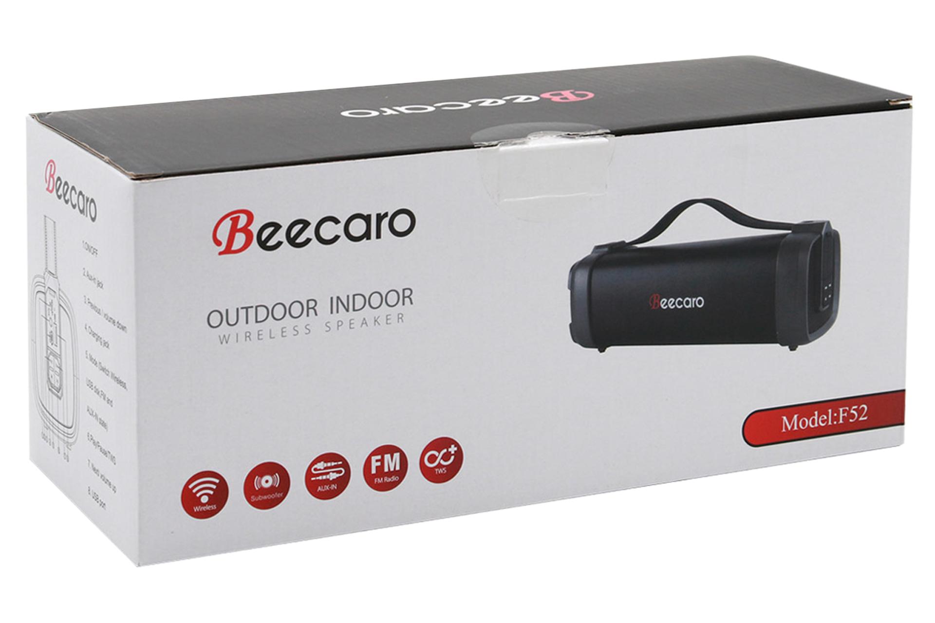 جعبه اسپیکر بیکارو Beecaro F52