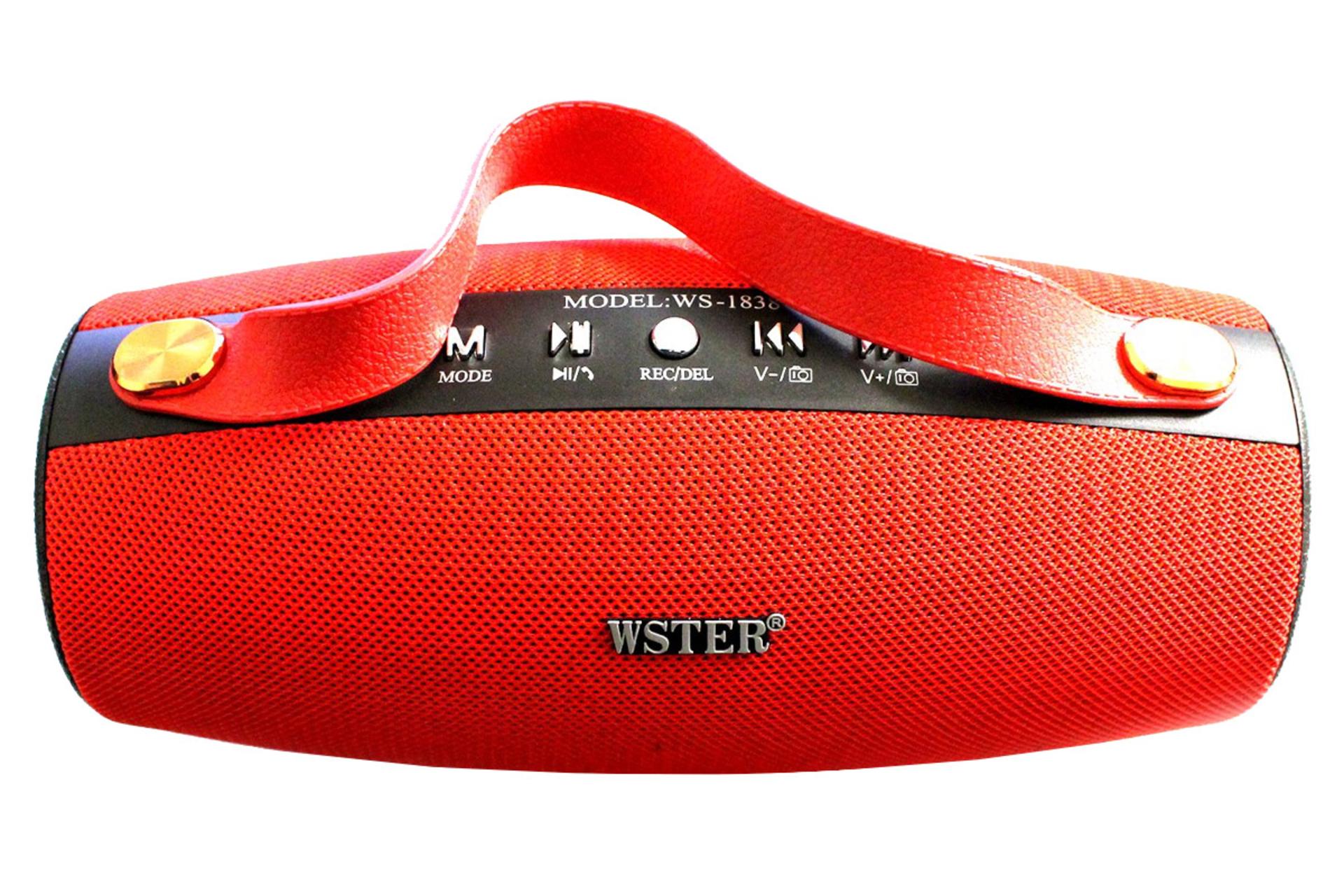 اسپیکر وستر WSTER WS-1838 قرمز