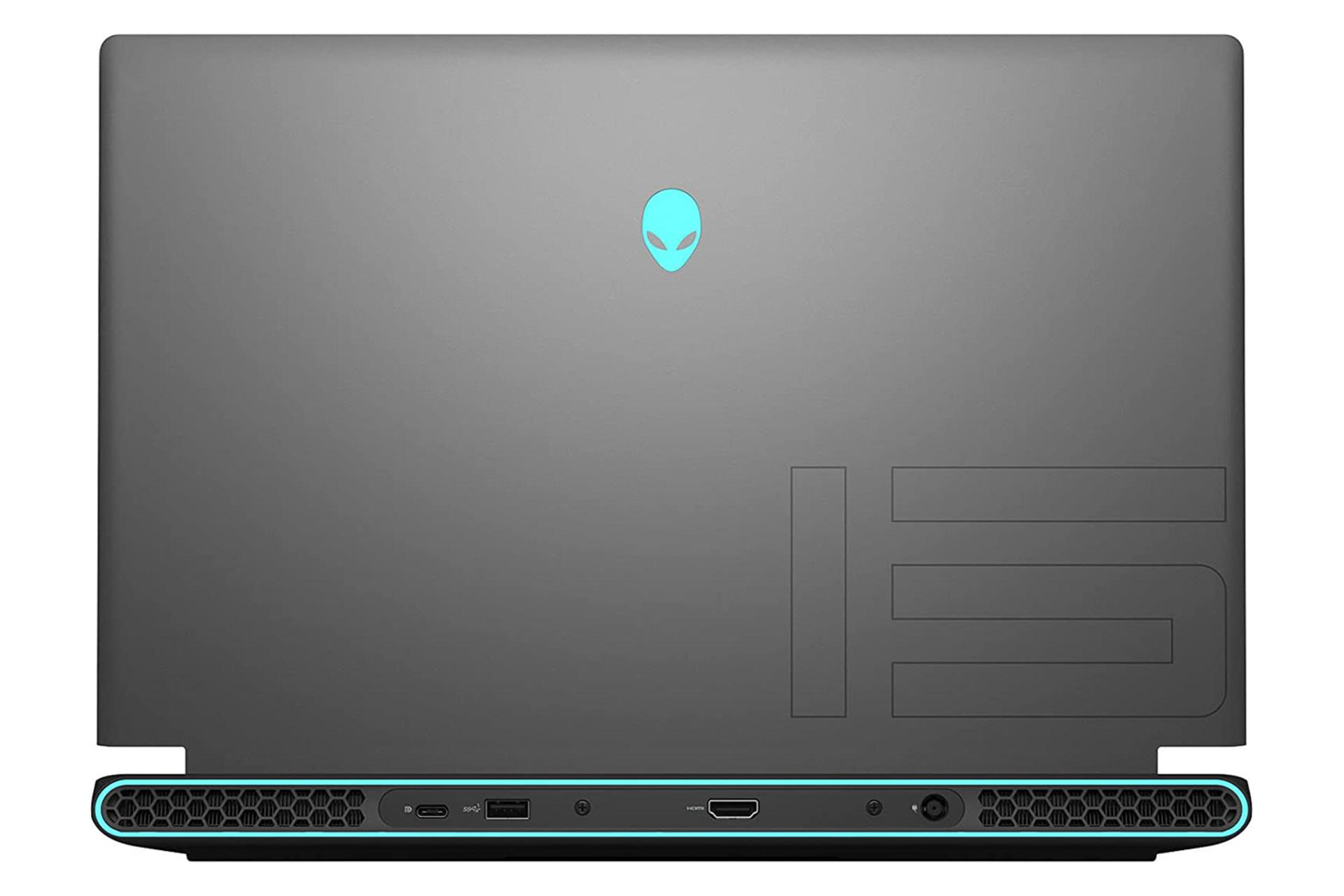 نمای پشت لپ تاپ دل الین ویر M15 R5