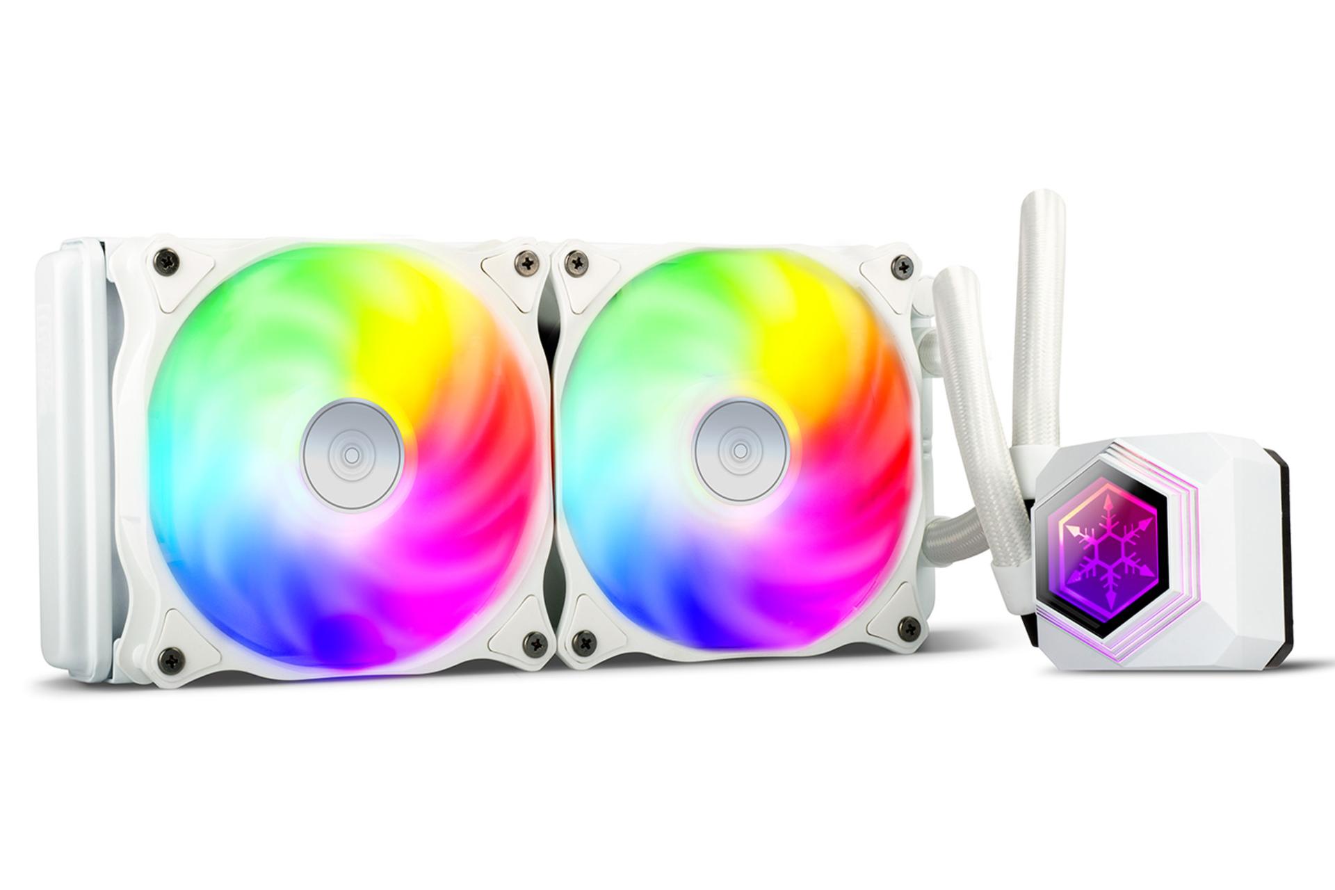 خنک کننده مایع سیلور استون PF240W-ARGB