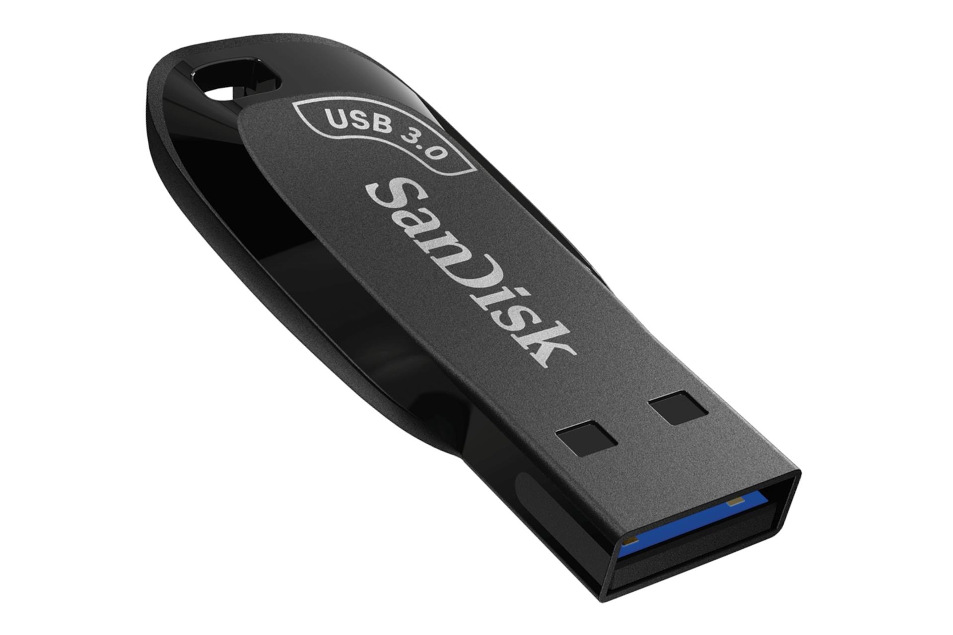 نمای چپ فلش مموری سن دیسک SanDisk Ultra Shift SDCZ410