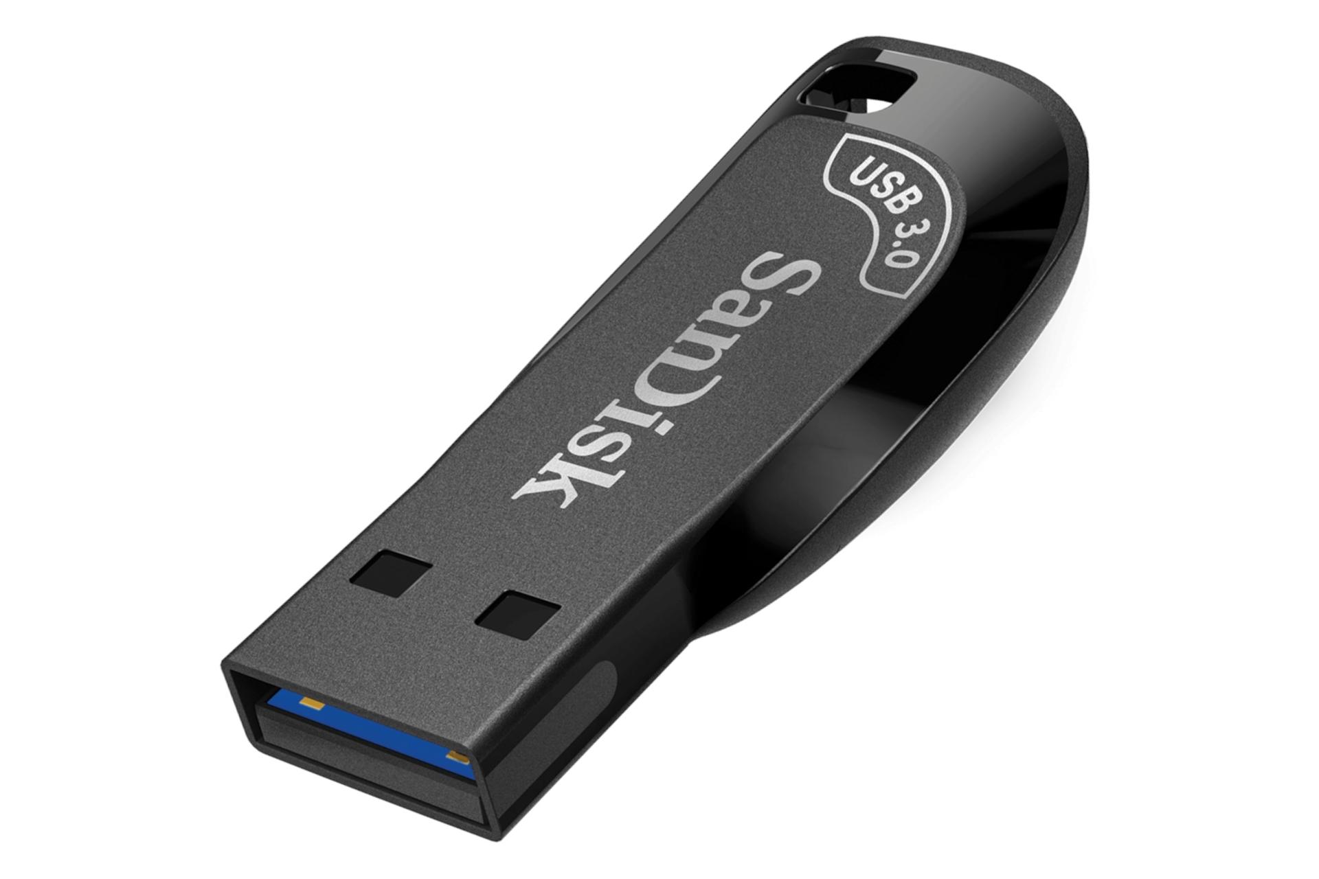 نمای راست فلش مموری سن دیسک SanDisk Ultra Shift SDCZ410