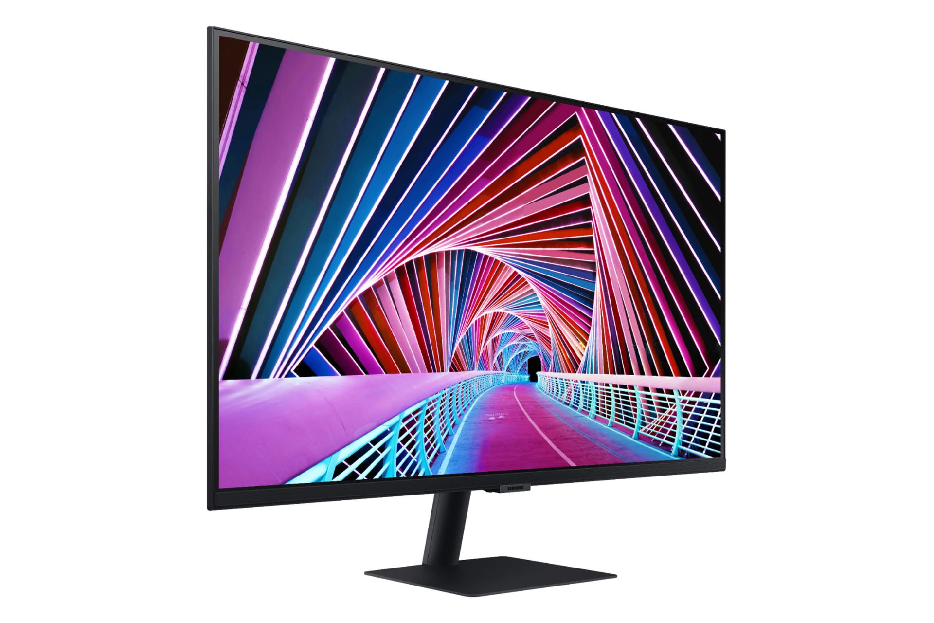 نمای نیم رخ جلوی مانیتور سامسونگ 32 اینچ مدل LS32A700