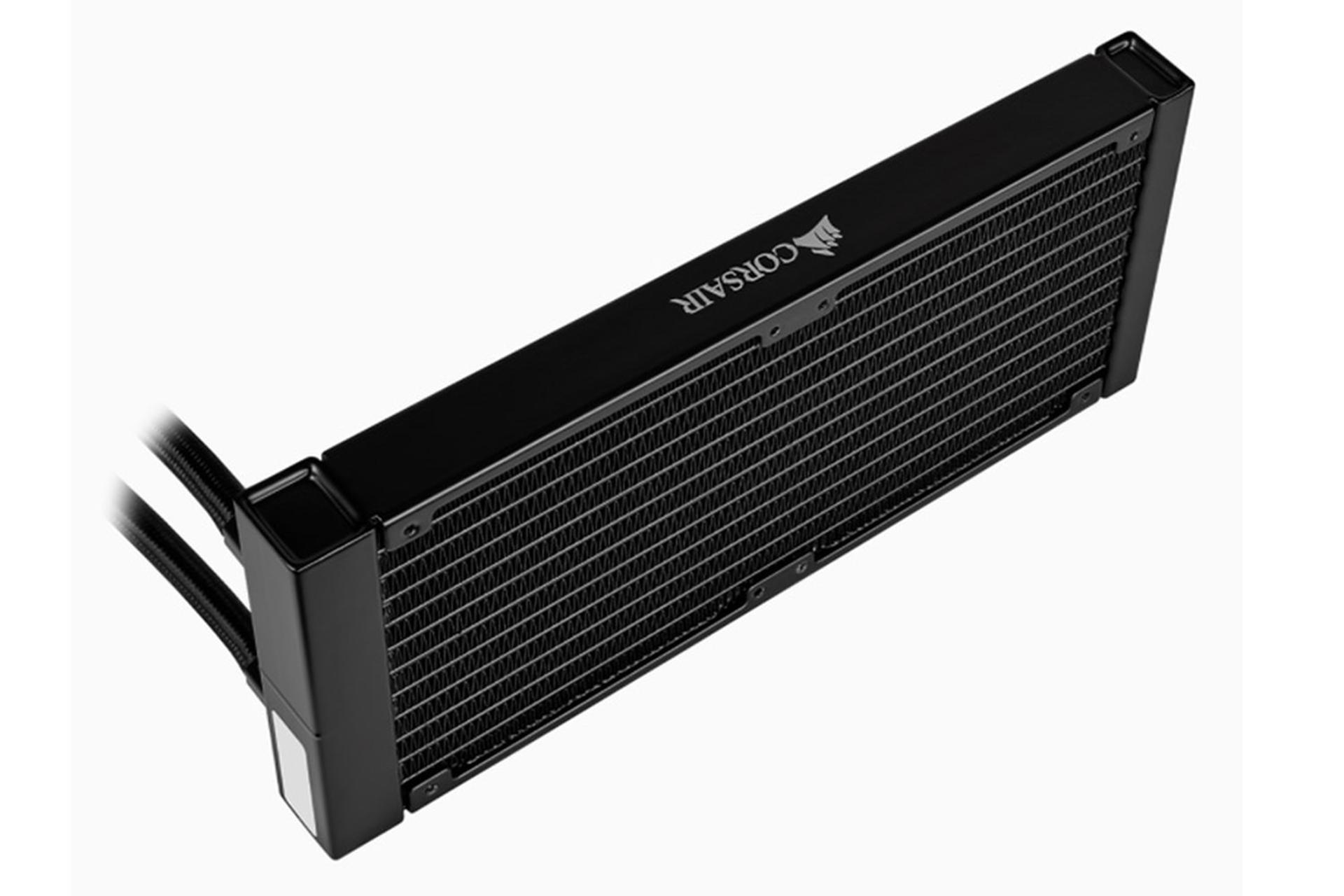 نمای جانبی رادیاتور خنک کننده مایع کورسیر H115i ELITE CAPELLIX