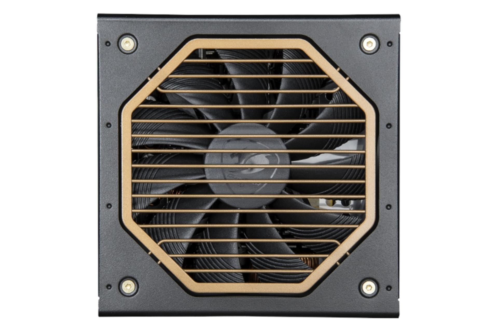 نمای بالا پاور کامپیوتر کوگر COUGAR GX-F AURUM 750 750W با توان 750 وات