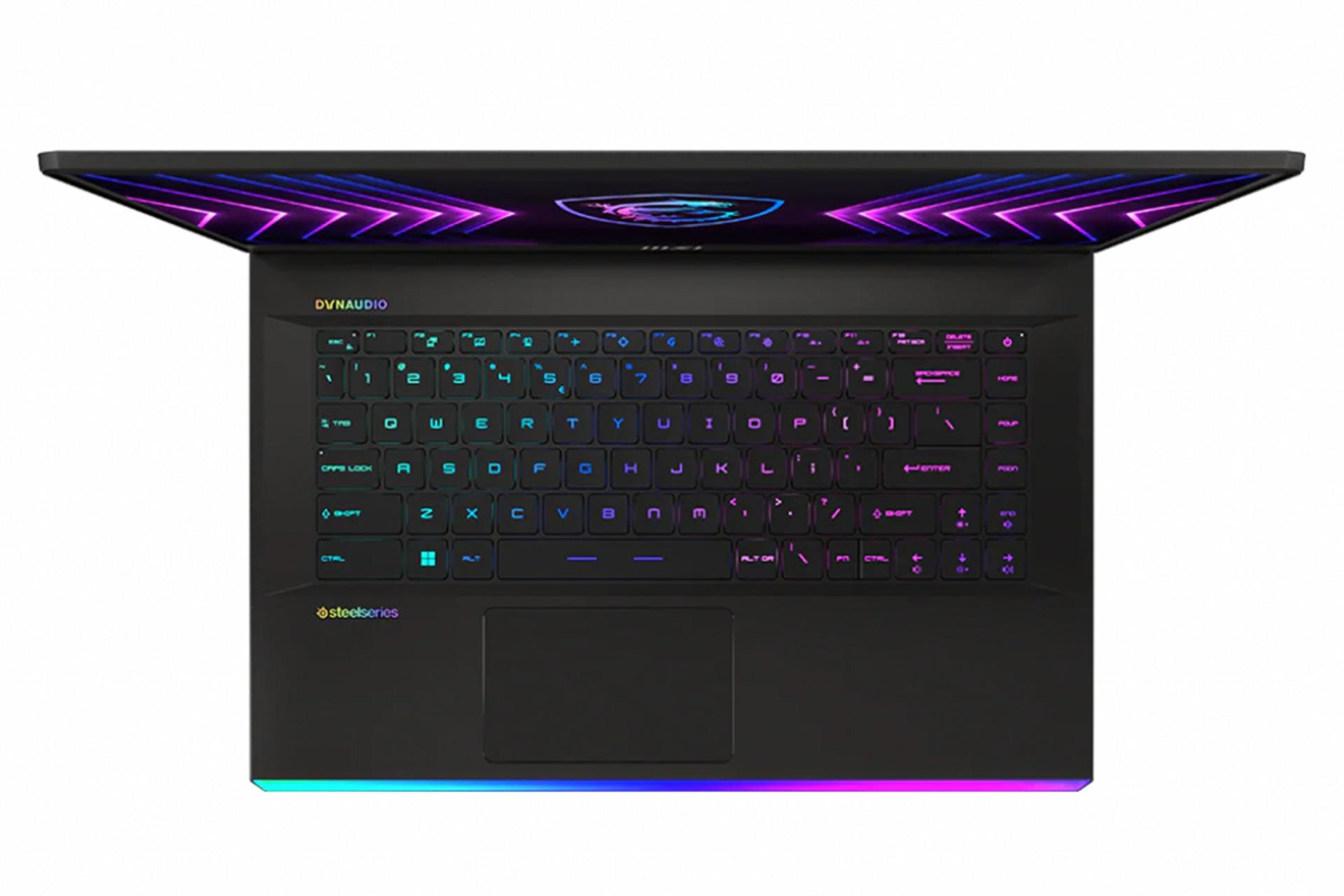 نمای بالا لپ تاپ ام اس آی Raider GE67HX