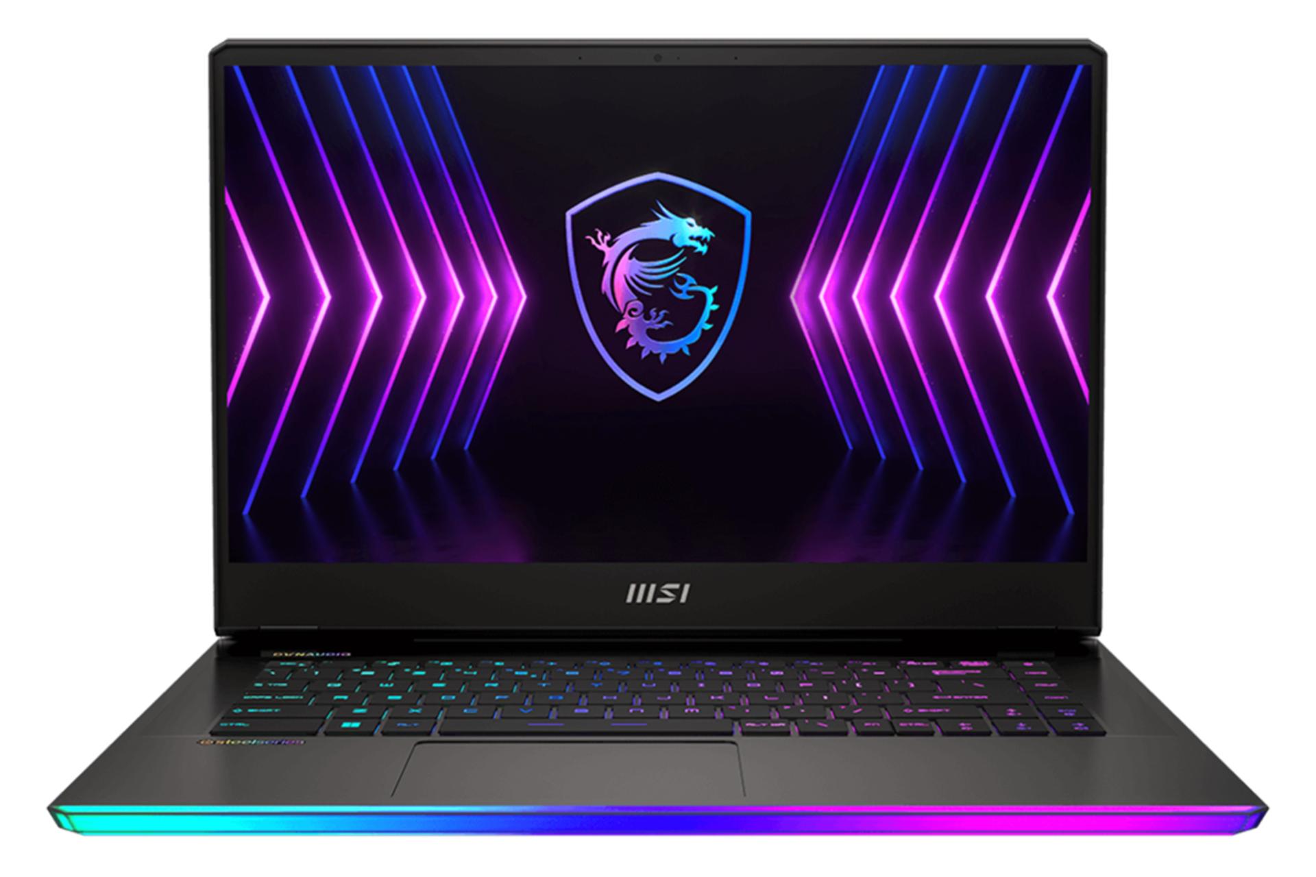 نمای جلو لپ تاپ ام اس آی Raider GE67HX