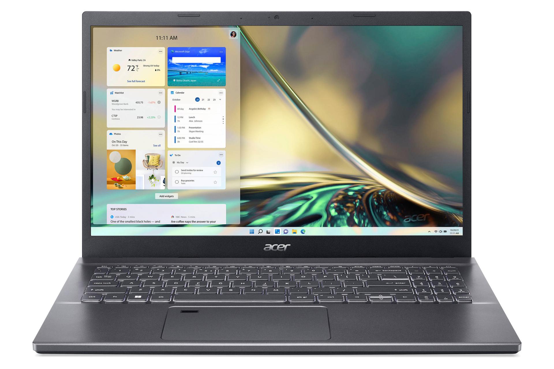 نمای جلو لپ تاپ ایسر Aspire 5 A515