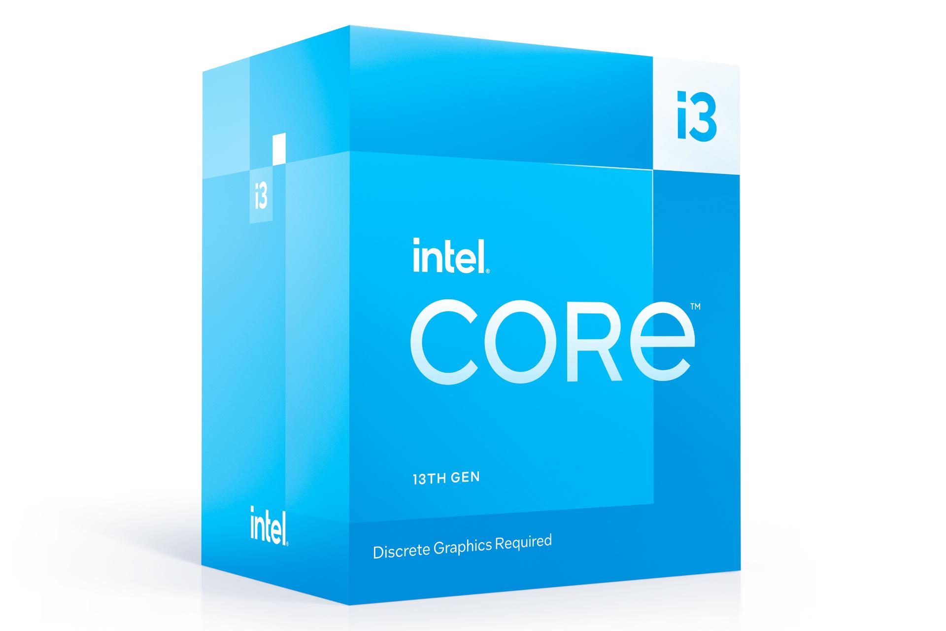 نمای چپ جعبه پردازنده اینتل Intel Core i3-13100F