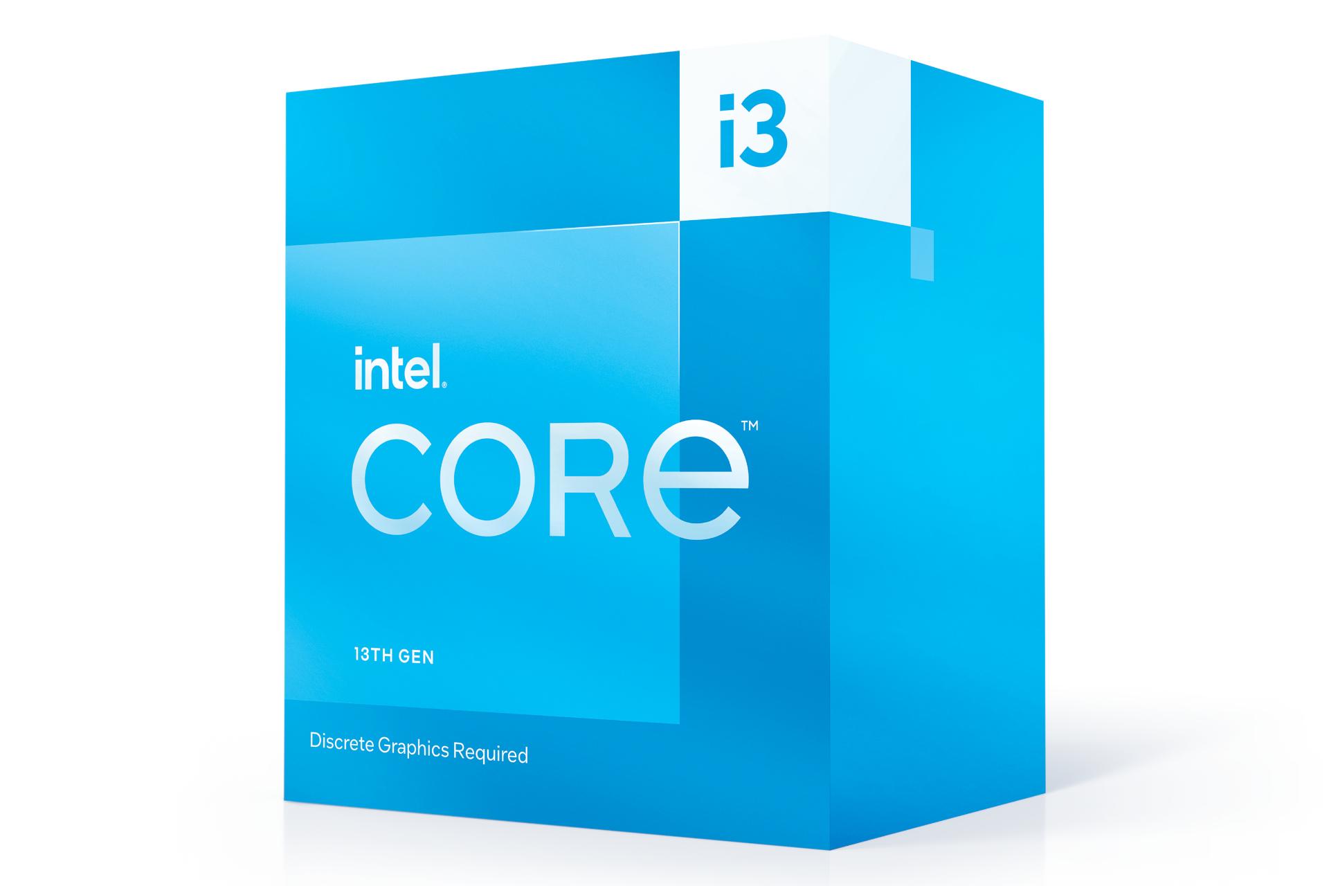 نمای راست جعبه پردازنده اینتل Intel Core i3-13100F