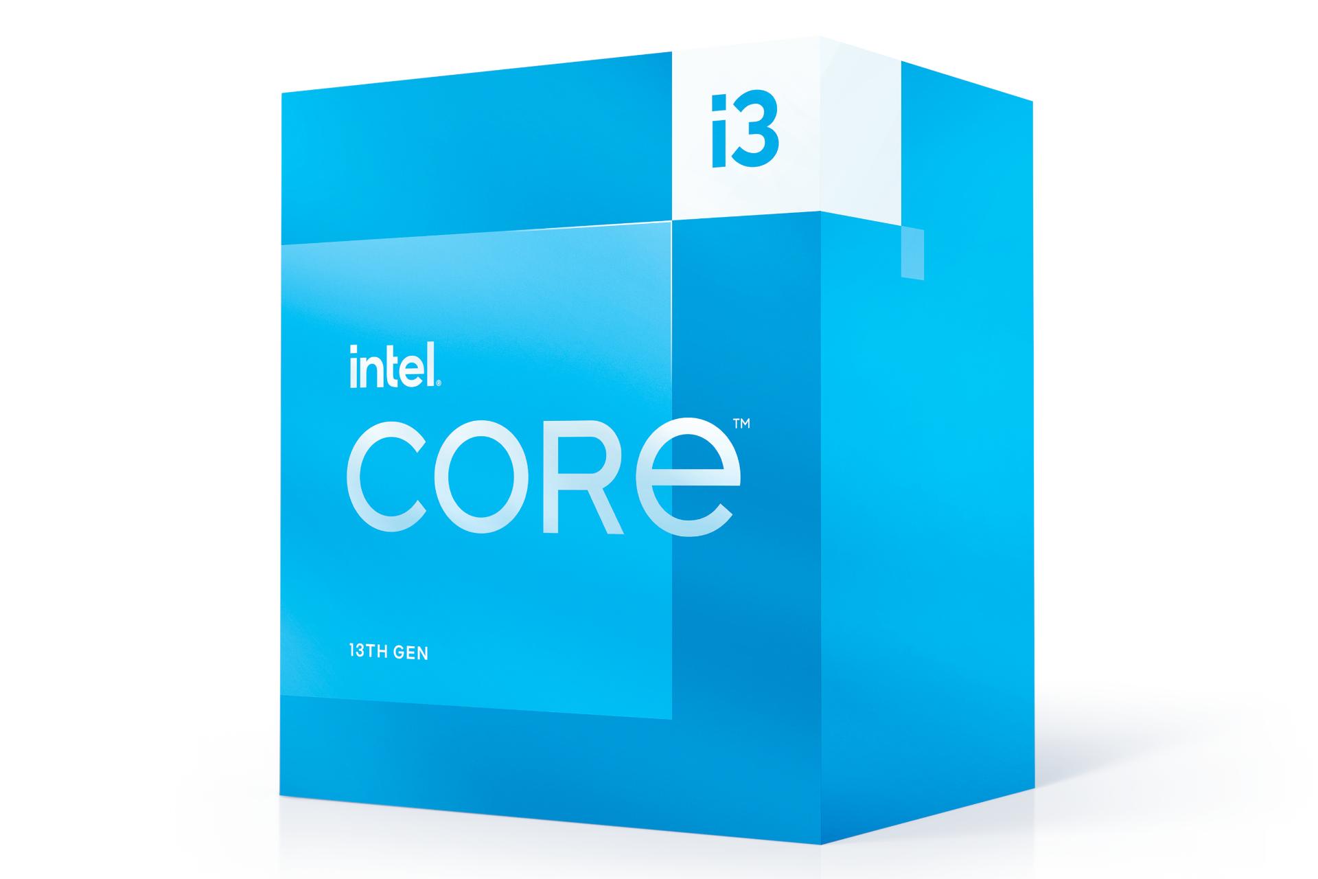 نمای راست جعبه پردازنده اینتل Intel Core i3-13100