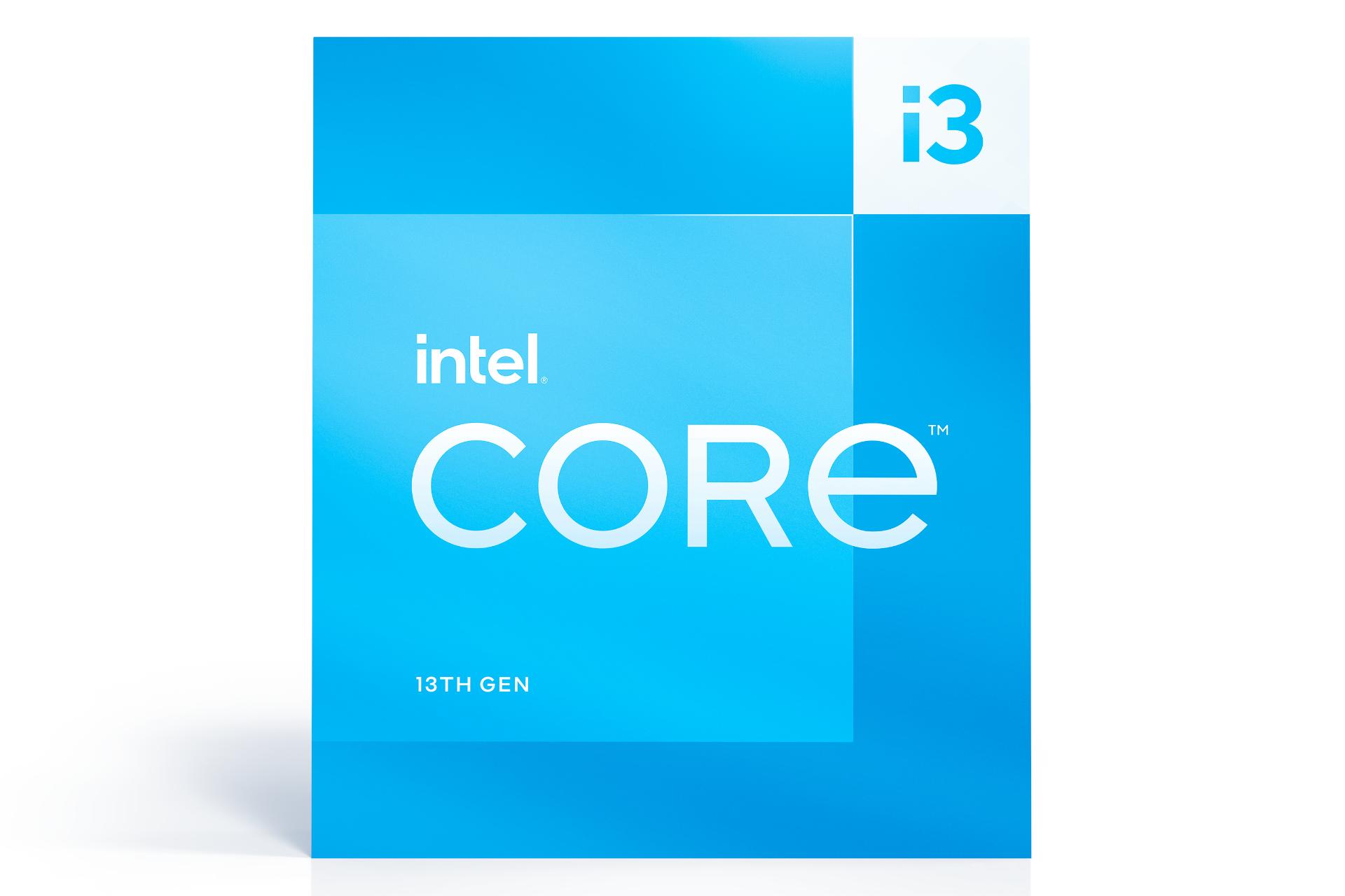 نمای روبرو جعبه پردازنده اینتل Intel Core i3-13100