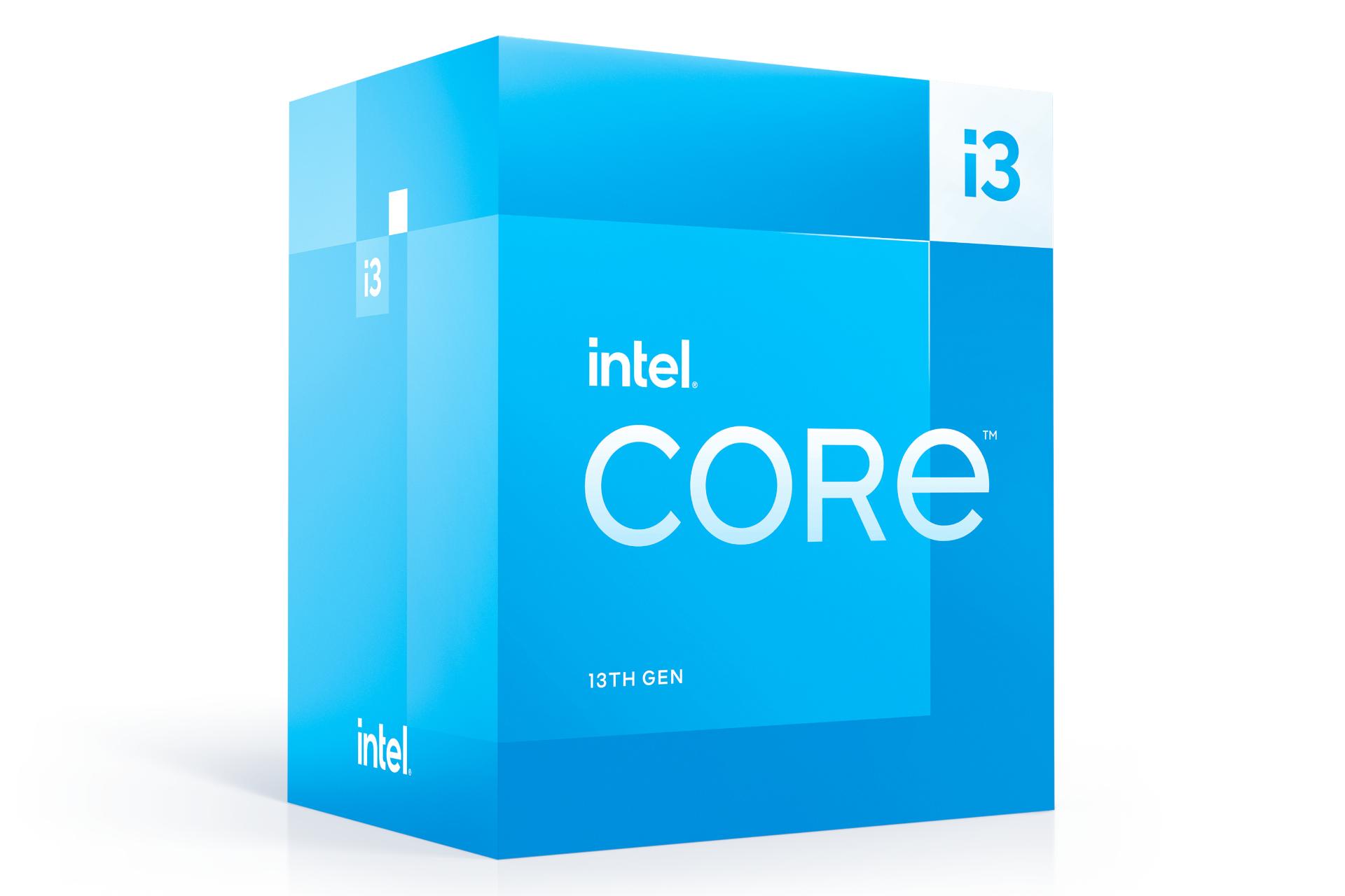 نمای چپ جعبه پردازنده اینتل Intel Core i3-13100