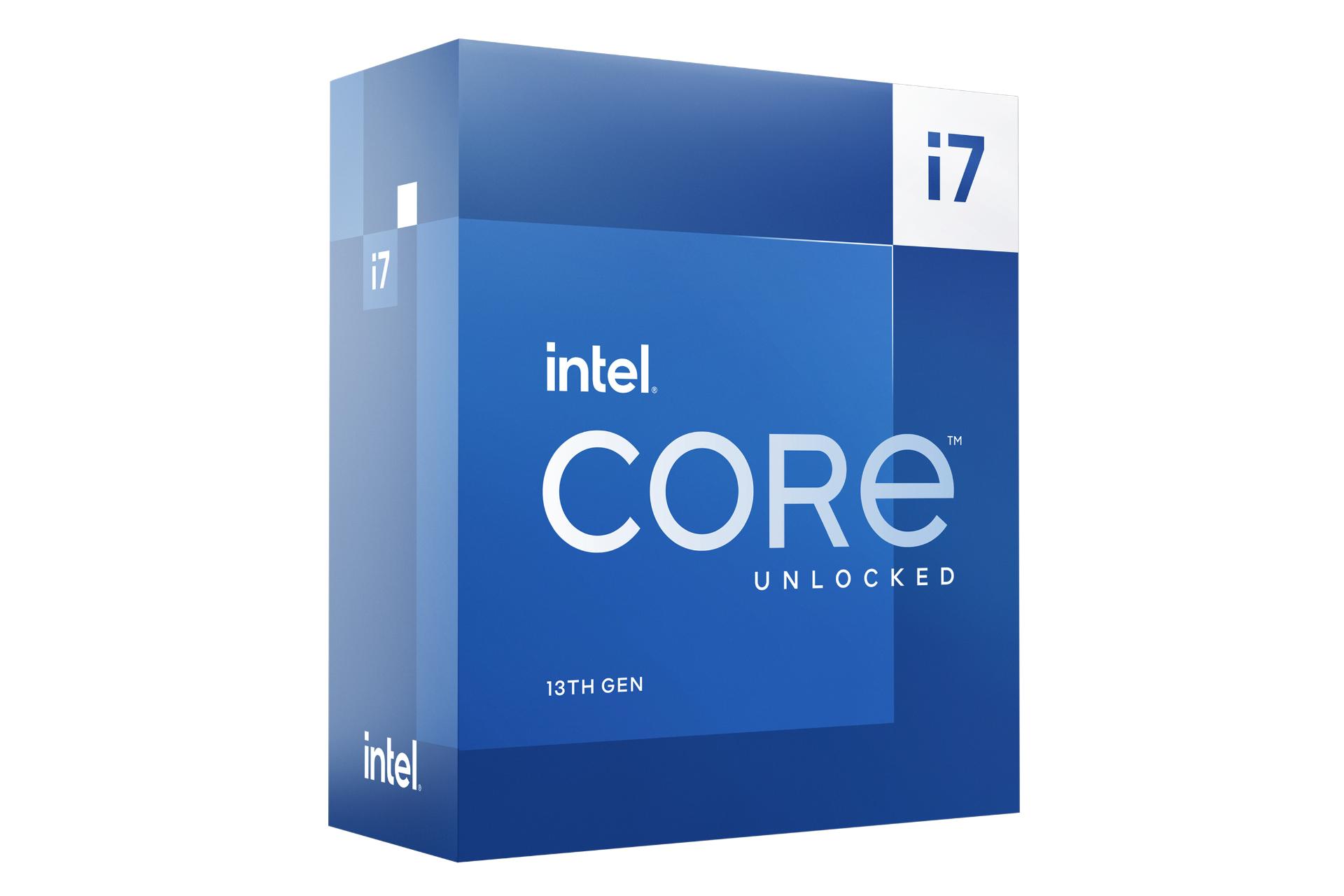 نمای چپ جعبه پردازنده اینتل Intel Core i7-13700K