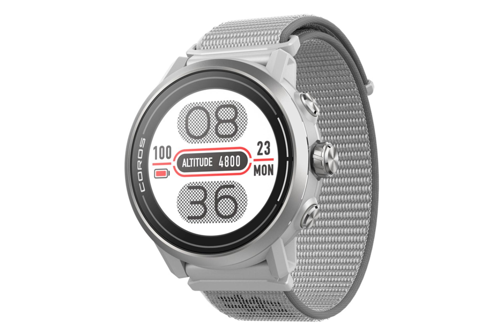 رنگ خاکستری ساعت هوشمند کروس Coros APEX 2