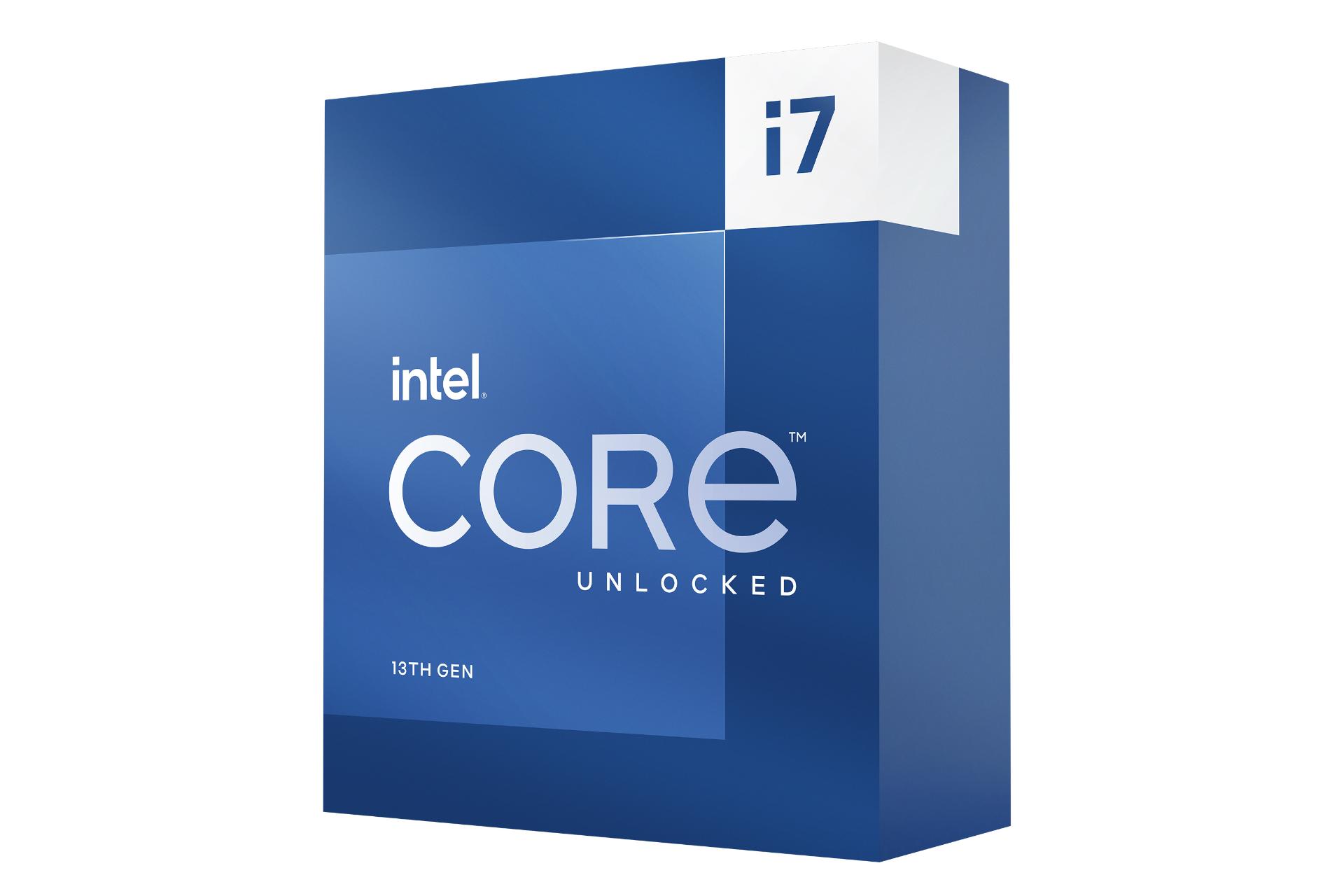نمای راست جعبه پردازنده اینتل Intel Core i7-13700K