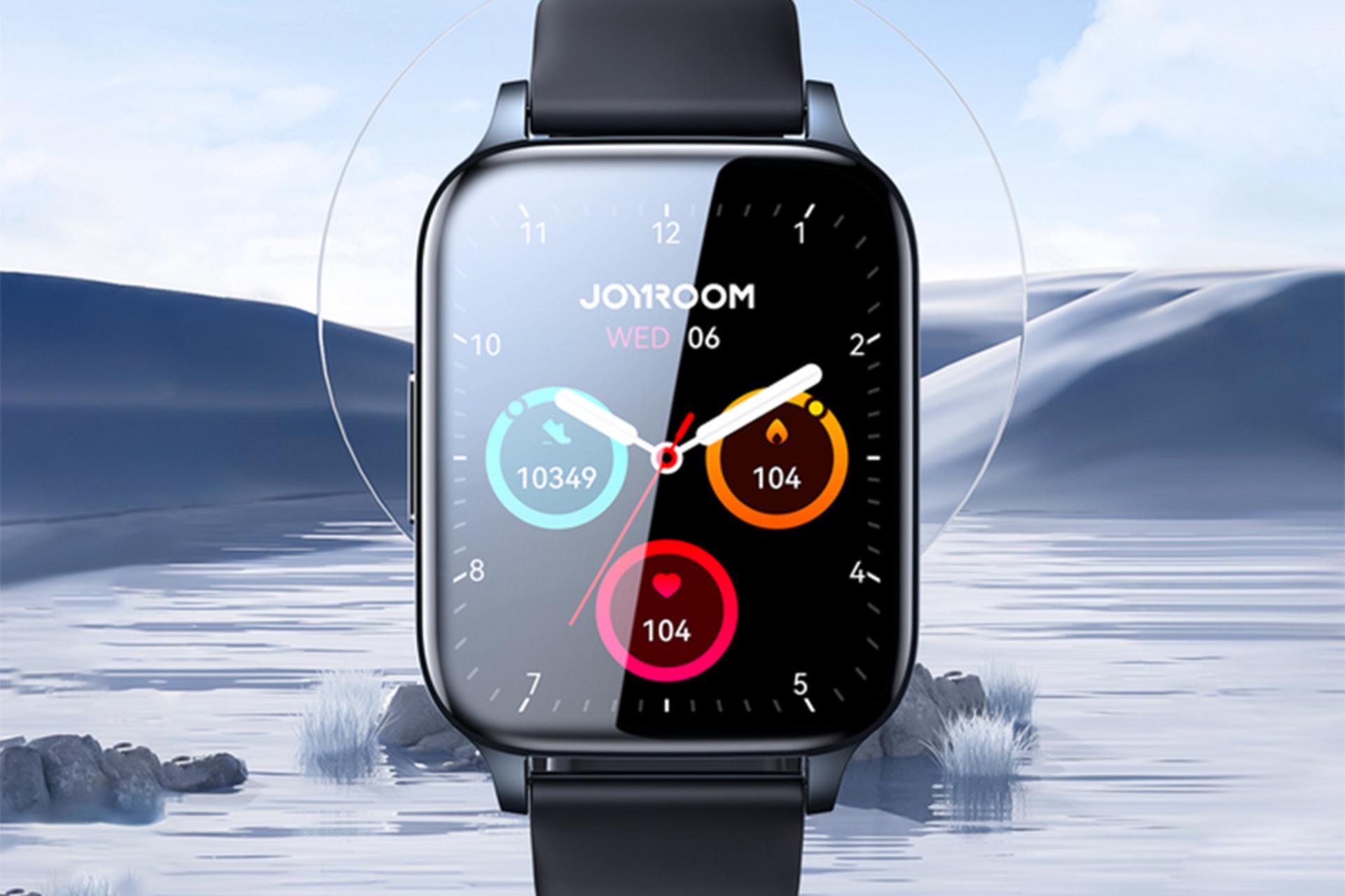 نمای جلوی ساعت هوشمند جوی روم Joyroom JR-FT3 Pro