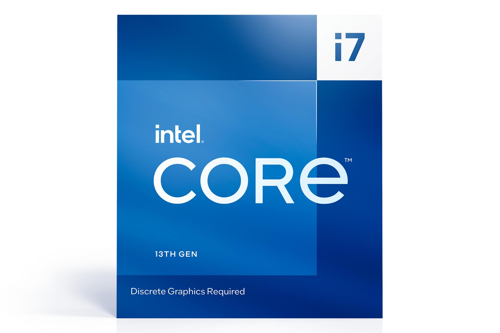 نمای روبرو جعبه پردازنده اینتل Intel Core i7-13700F