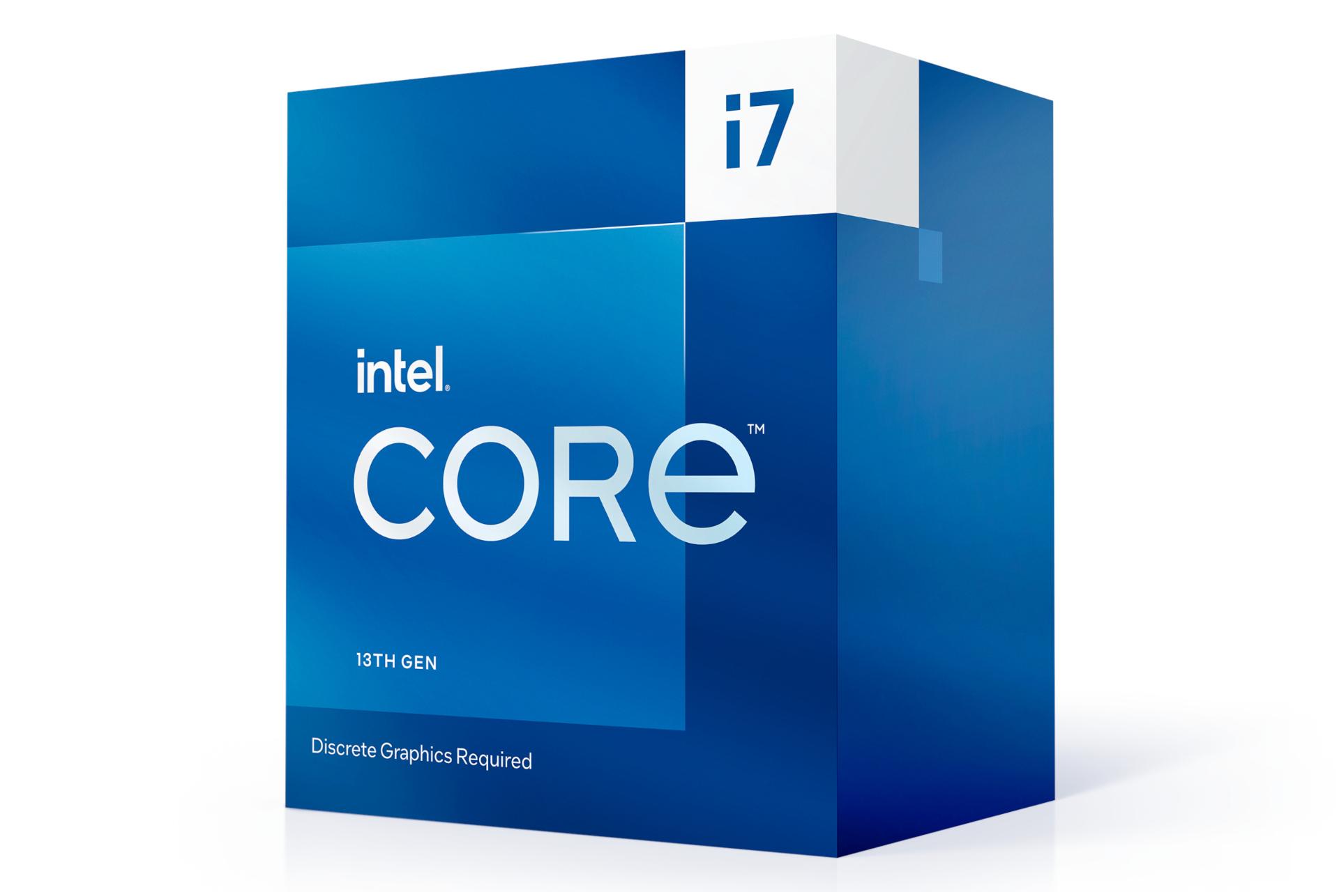 نمای راست جعبه پردازنده اینتل Intel Core i7-13700F