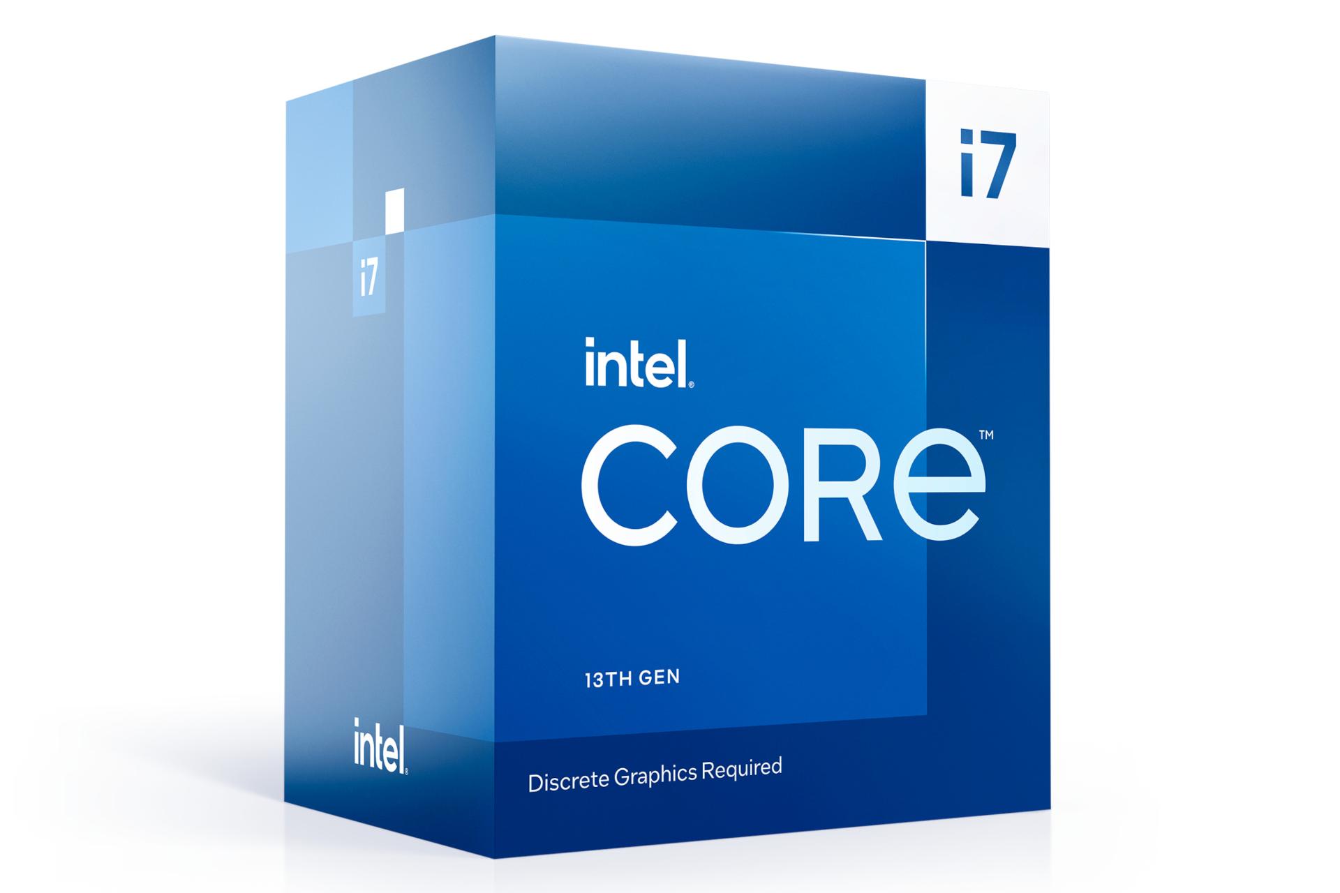 نمای چپ جعبه پردازنده اینتل Intel Core i7-13700F