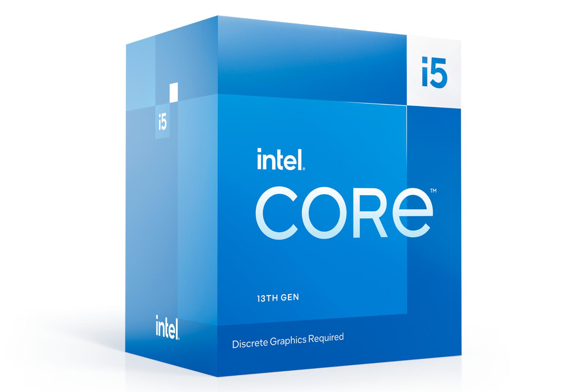 نمای چپ جعبه پردازنده اینتل Intel Core i5-13400F