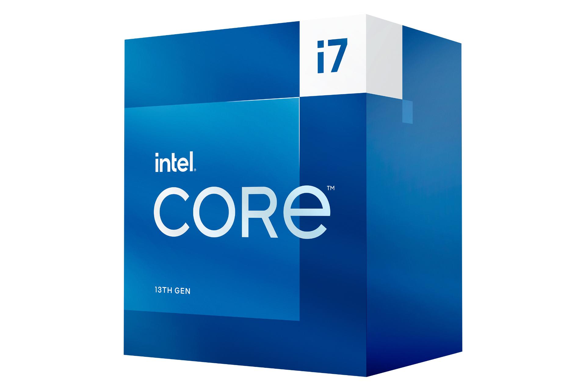 نمای راست جعبه پردازنده اینتل Intel Core i7-13700