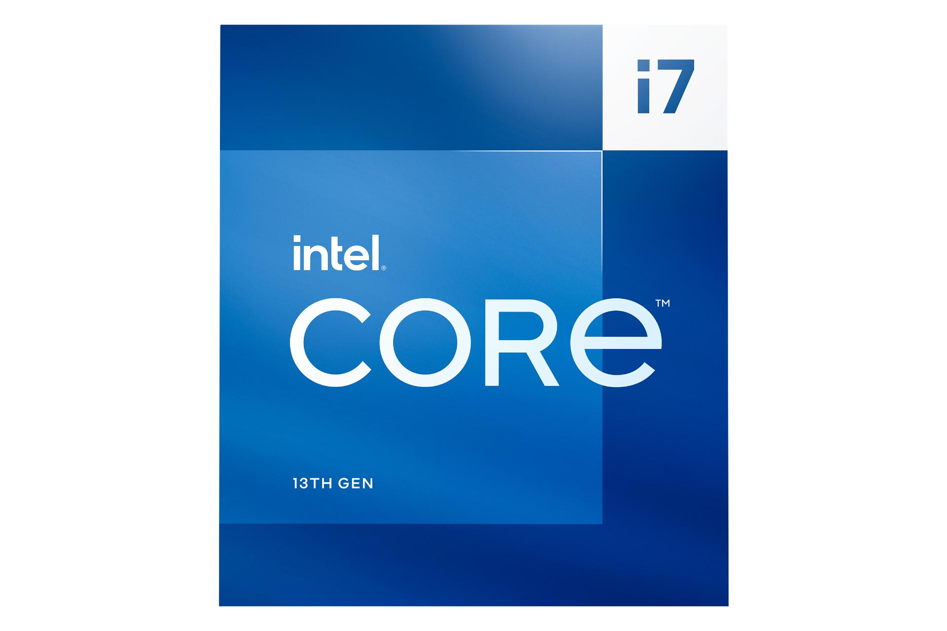 نمای روبرو جعبه پردازنده اینتل Intel Core i7-13700