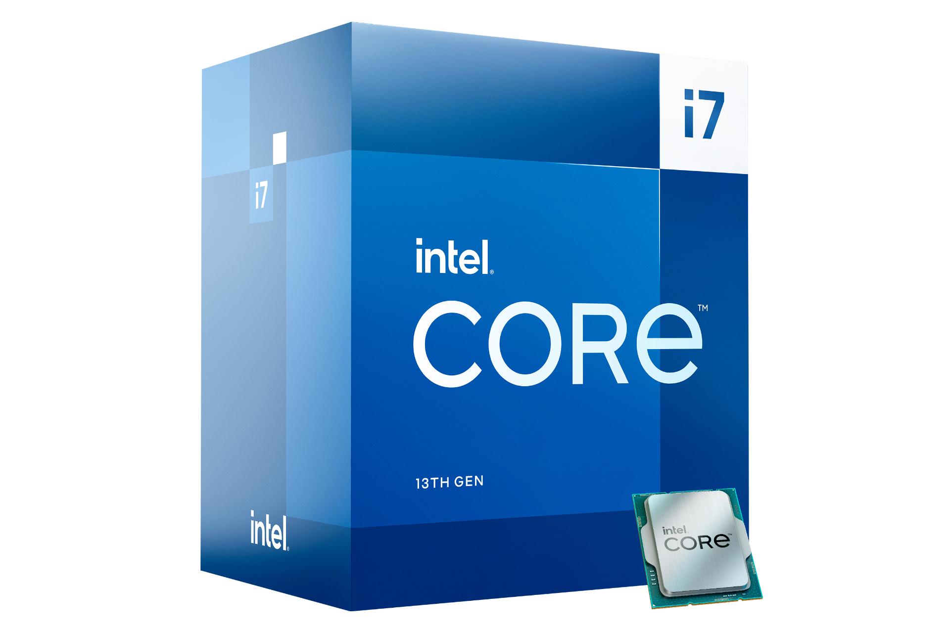 نمای چپ جعبه پردازنده اینتل Intel Core i7-13700