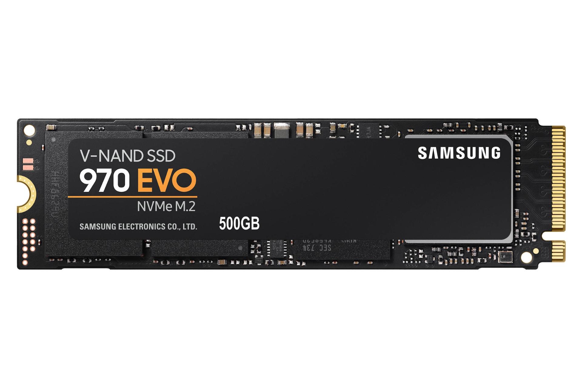 SSD سامسونگ Samsung 970 EVO NVMe M.2 500GB ظرفیت 500 گیگابایت