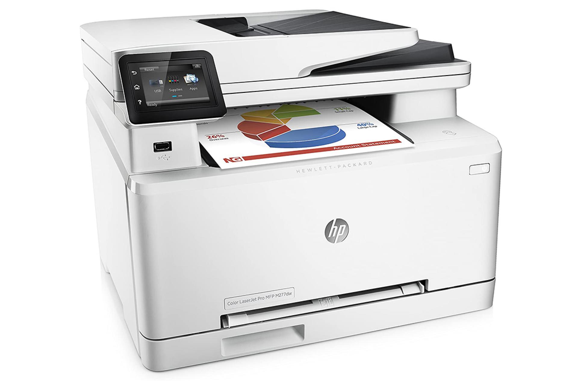 پرینتر اچ پی HP Color LaserJet Pro M277dw نمای جلو