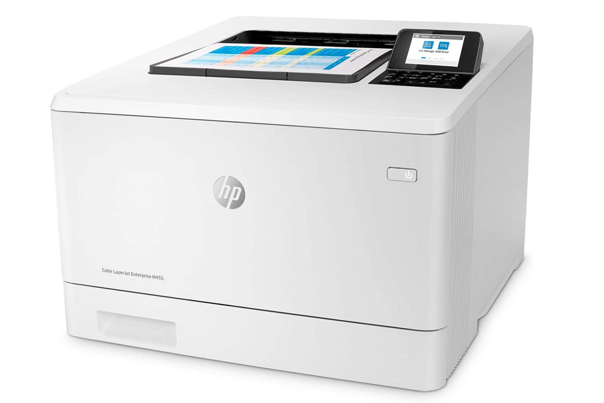 HP Color LaserJet Enterprise M455dn نمای جلو