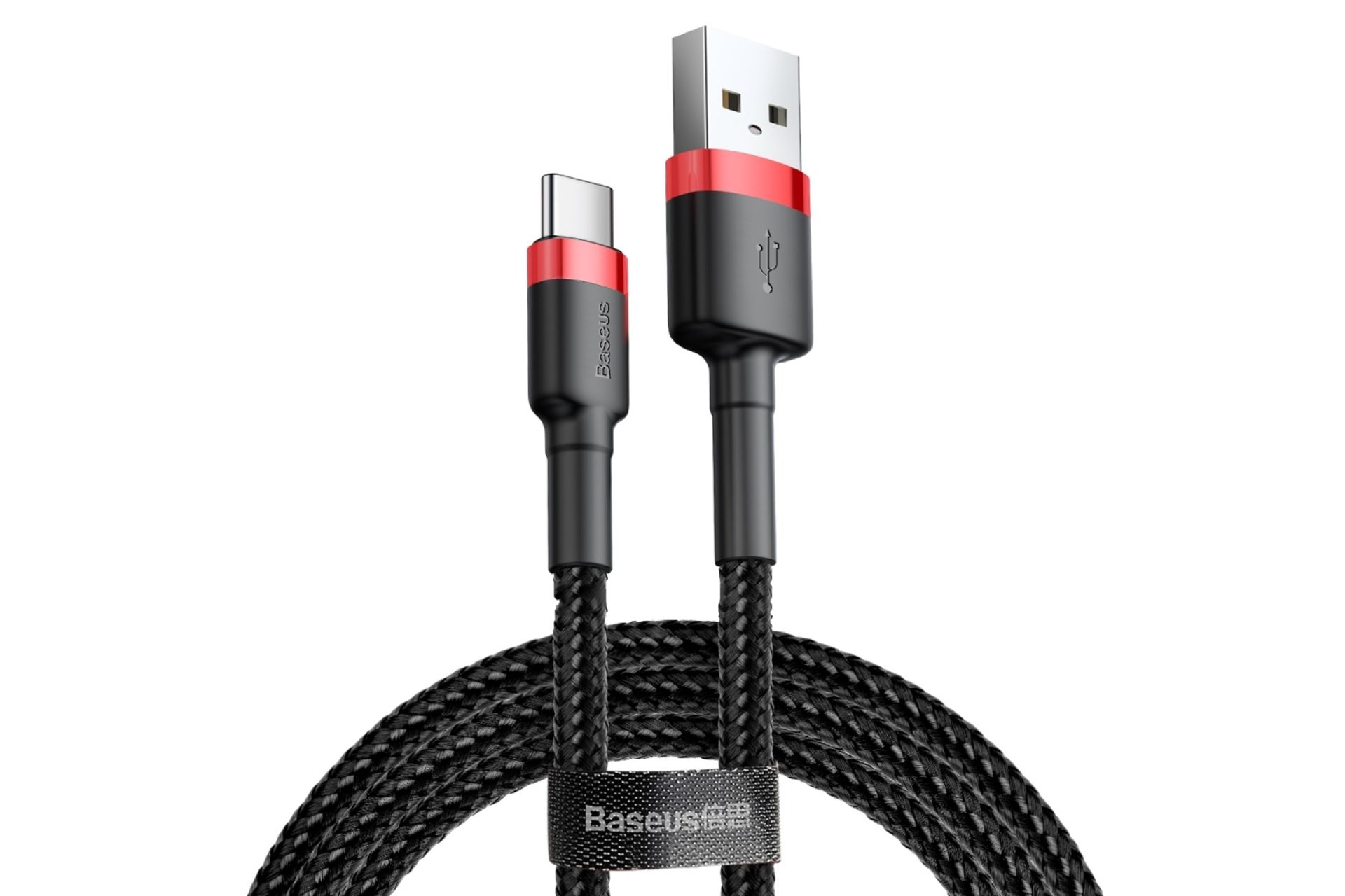 طول کابل شارژ USB باسئوس USB به Type-C مدل Cafule با طول 2 متر