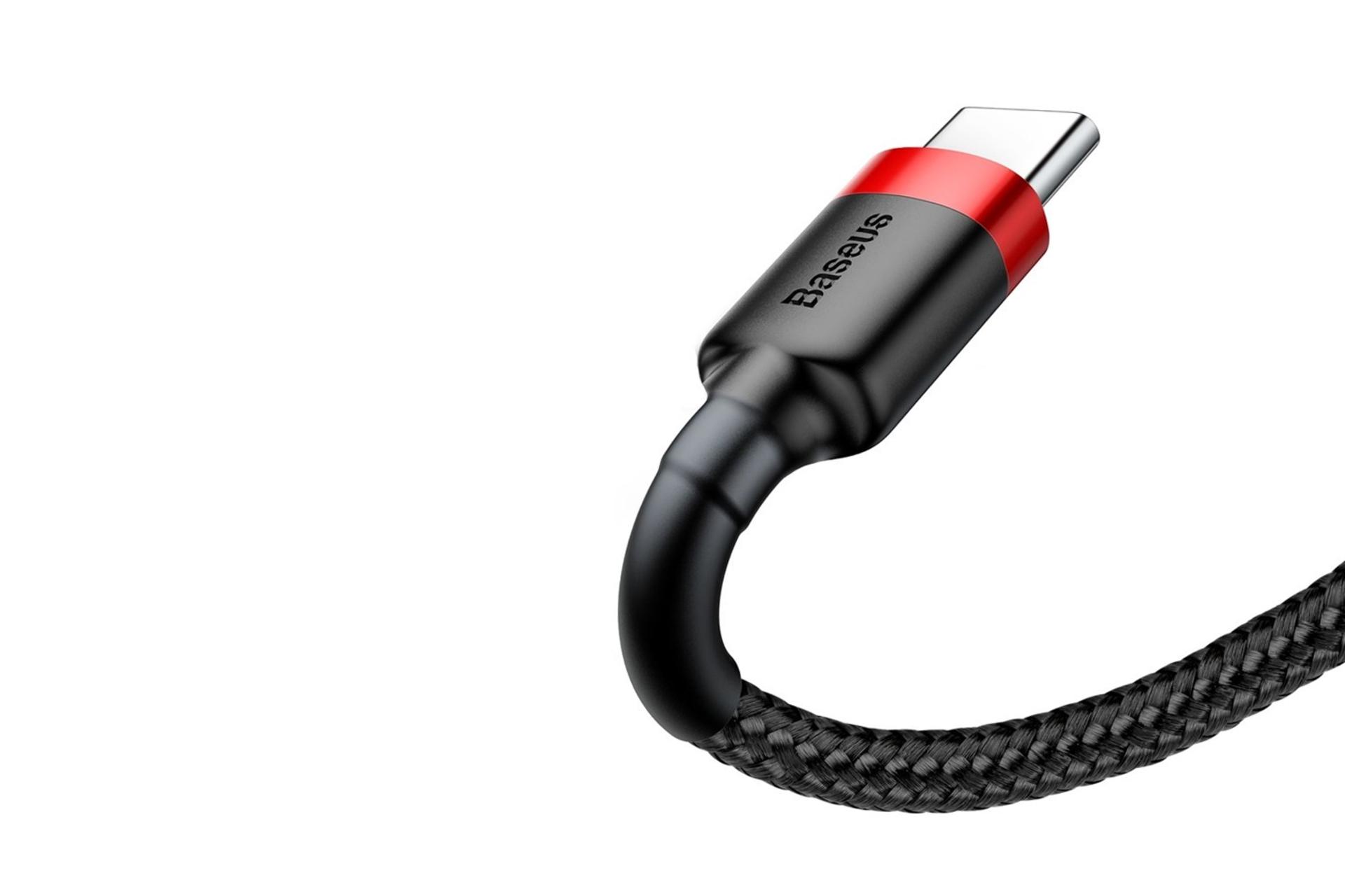 طراحی کابل شارژ USB باسئوس USB به Type-C مدل Cafule با طول 2 متر