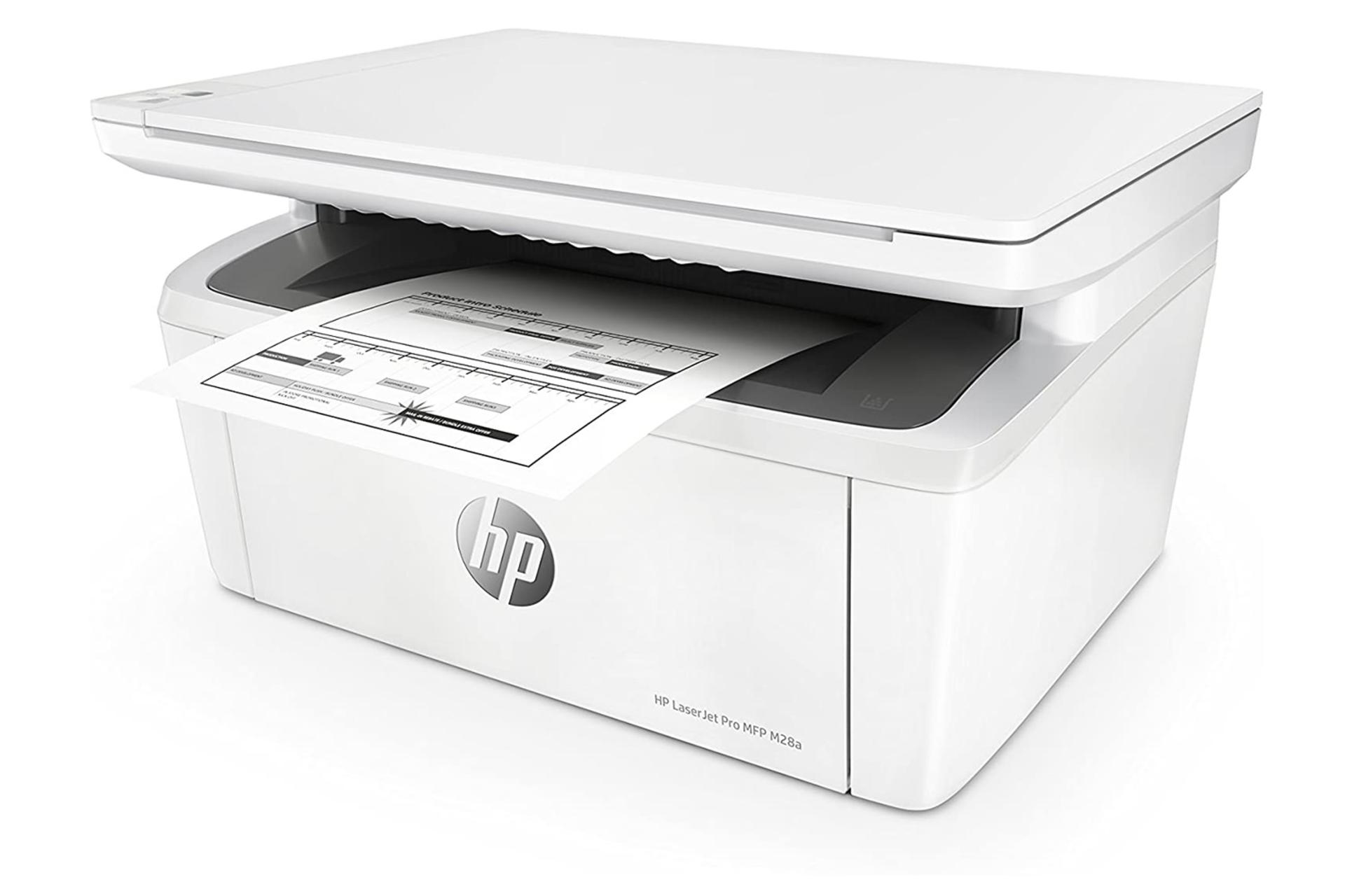 پرینتر اچ پی HP LaserJet Pro MFP M28a سفید