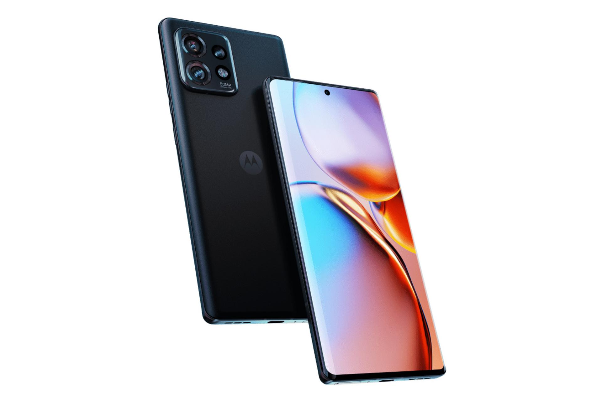 نمای کناری گوشی موبایل موتورولا اج 40 پرو / Motorola Edge 40 Pro مشکی