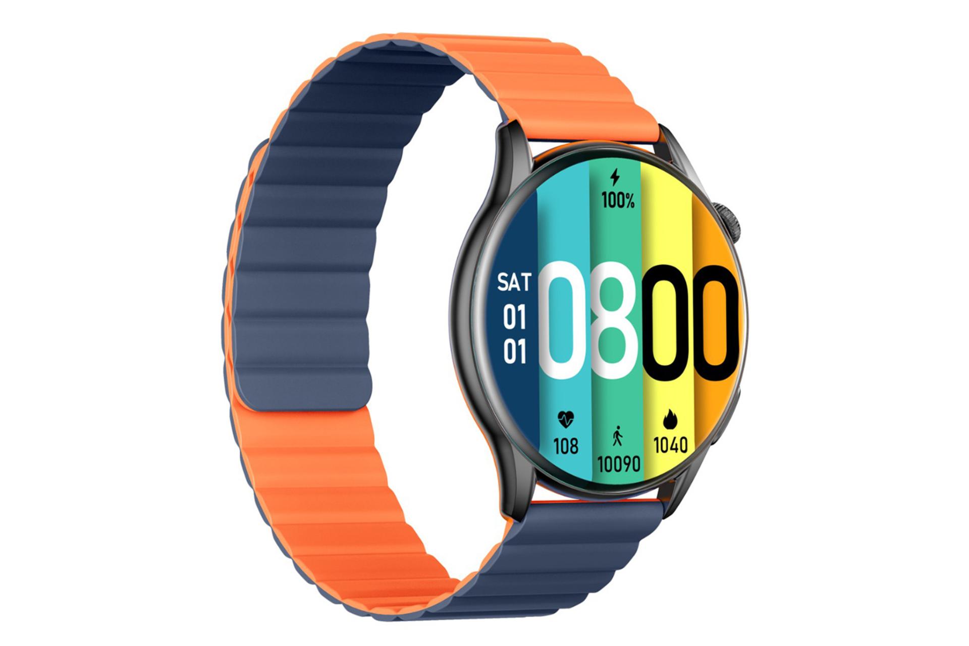 نمای نیمرخ چپ ساعت هوشمند کیسلکت KR Pro