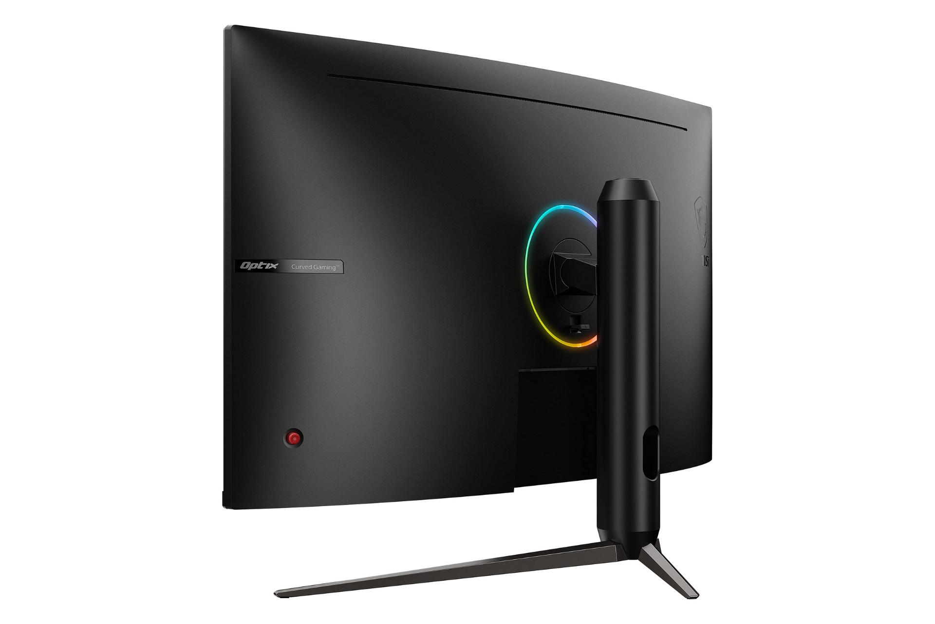 نمای نیم رخ سمت چپ مانیتور ام اس آی 34 اینچ مدل Optix AG321CR