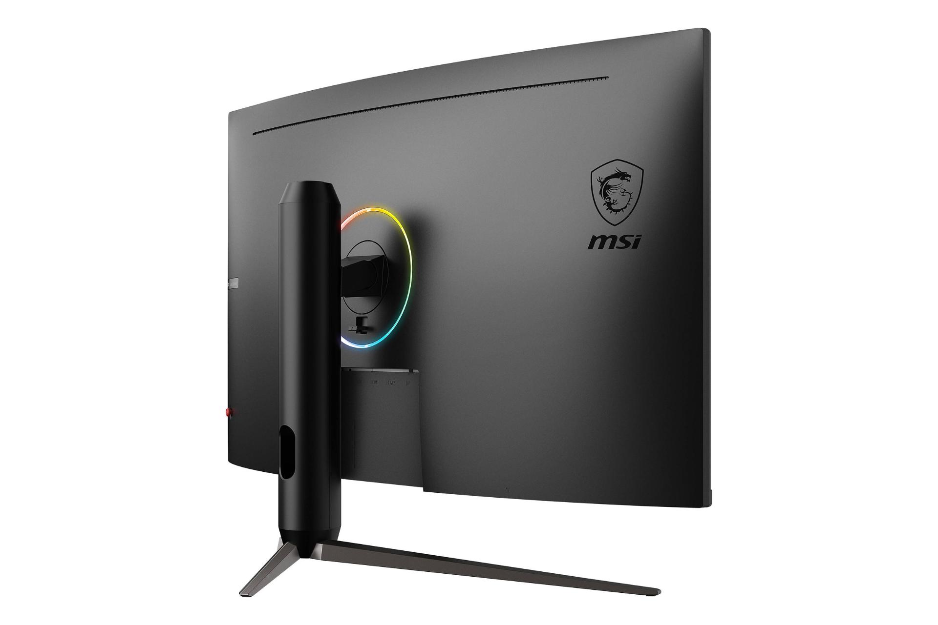 نمای نیم رخ سمت راست مانیتور ام اس آی 34 اینچ مدل Optix AG321CR