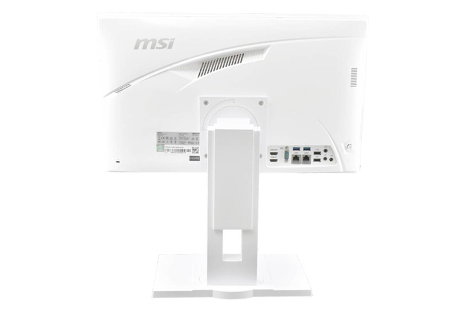 نمای پشت کامپیوتر آل این وان All in One MSI Pro 22XT 10M