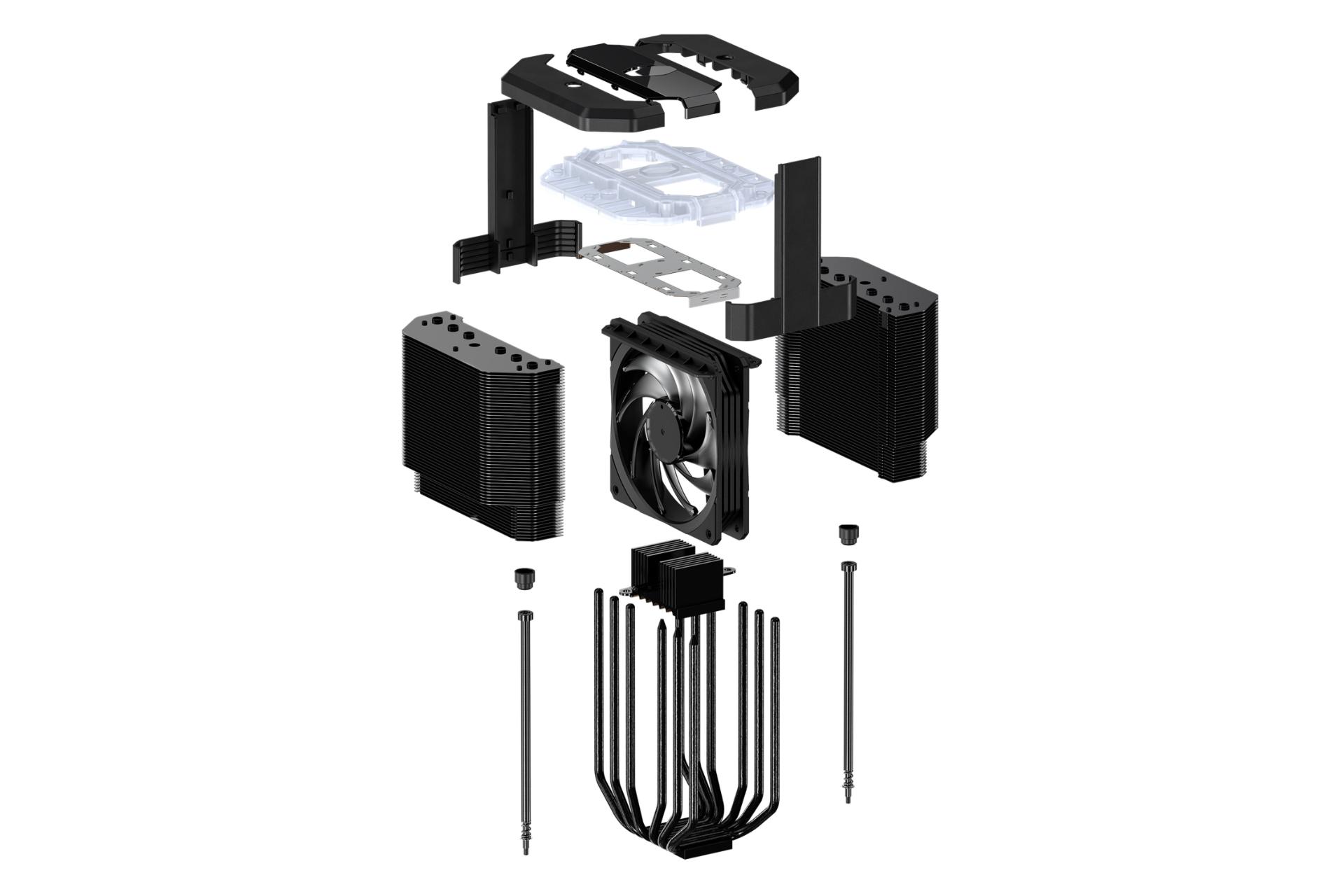 قطعات خنک کننده پردازنده کولر مستر MASTERAIR MA620M