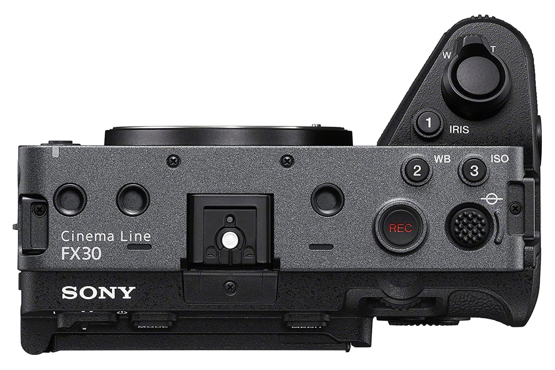 دوربین سونی Sony FX30 نمای بالا