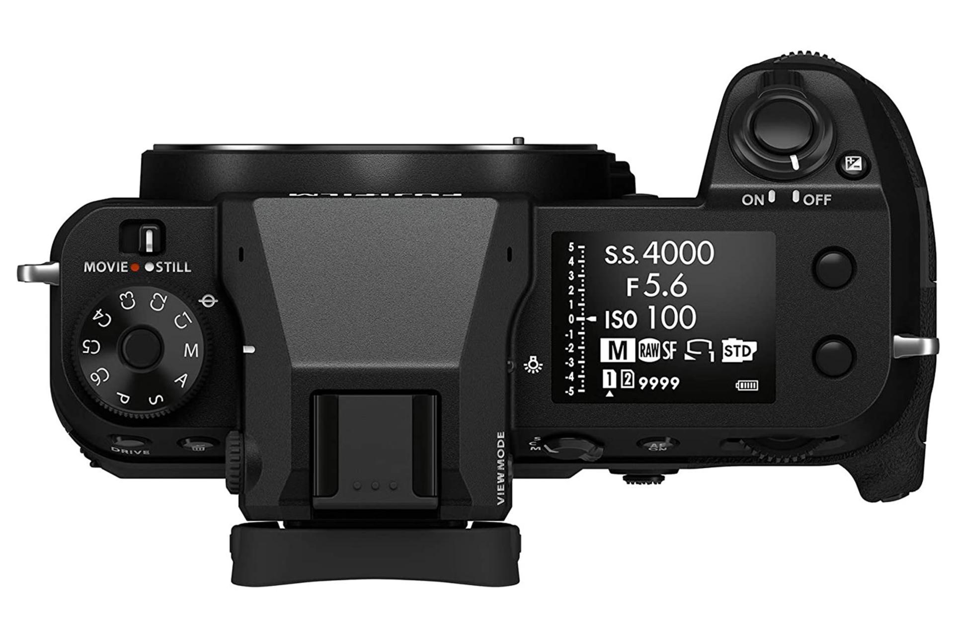 دوربین فوجی فیلم Fujifilm GFX 100S نمای بالا
