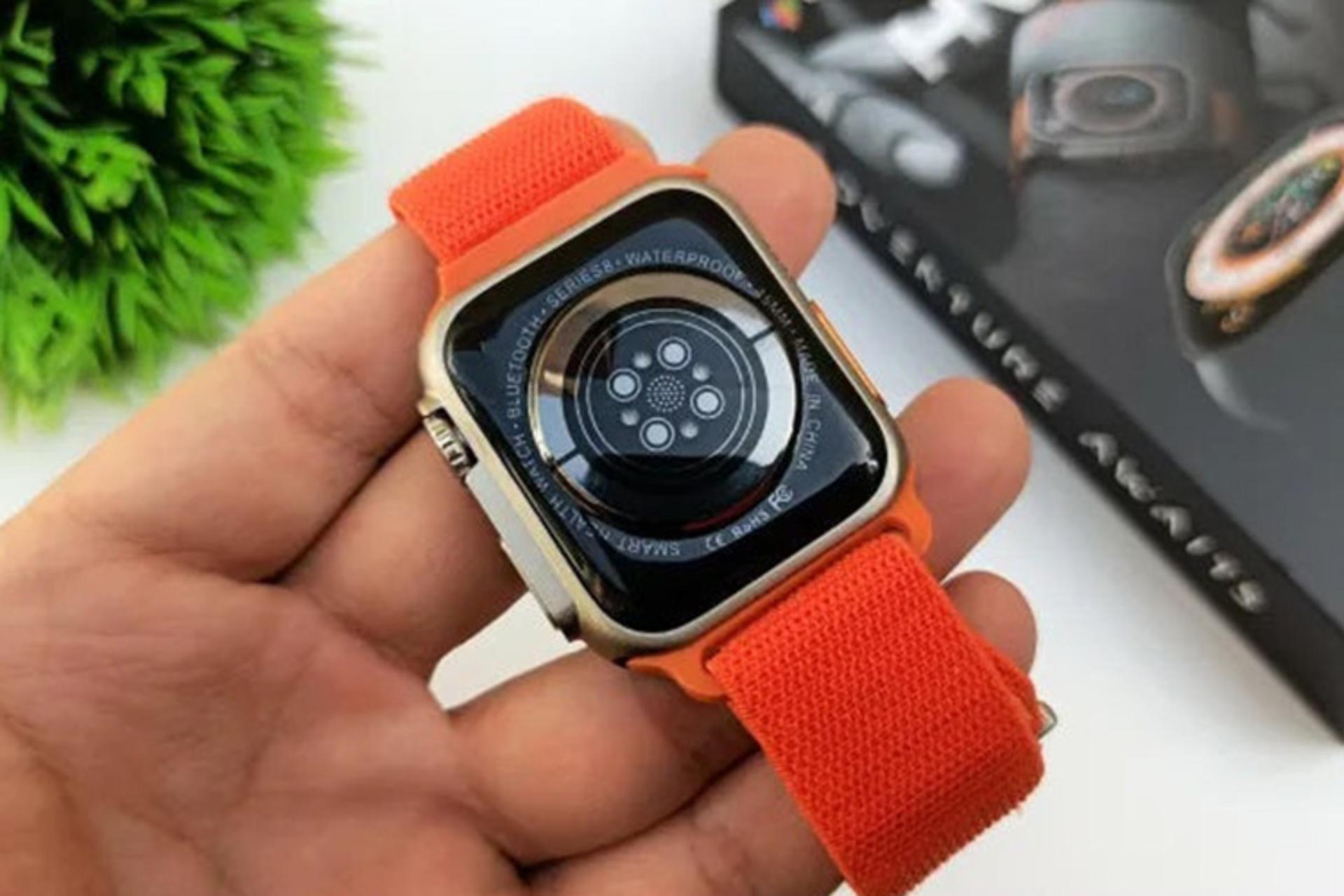 نمای پشتی ساعت هوشمند ویر فیت Wearfit HW8 Ultra