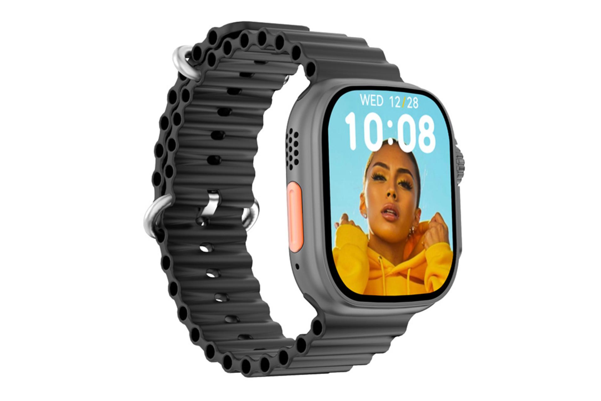 نمای کناری ساعت هوشمند دی تی نامبر وان DT NO.1 DT8 Ultra plus